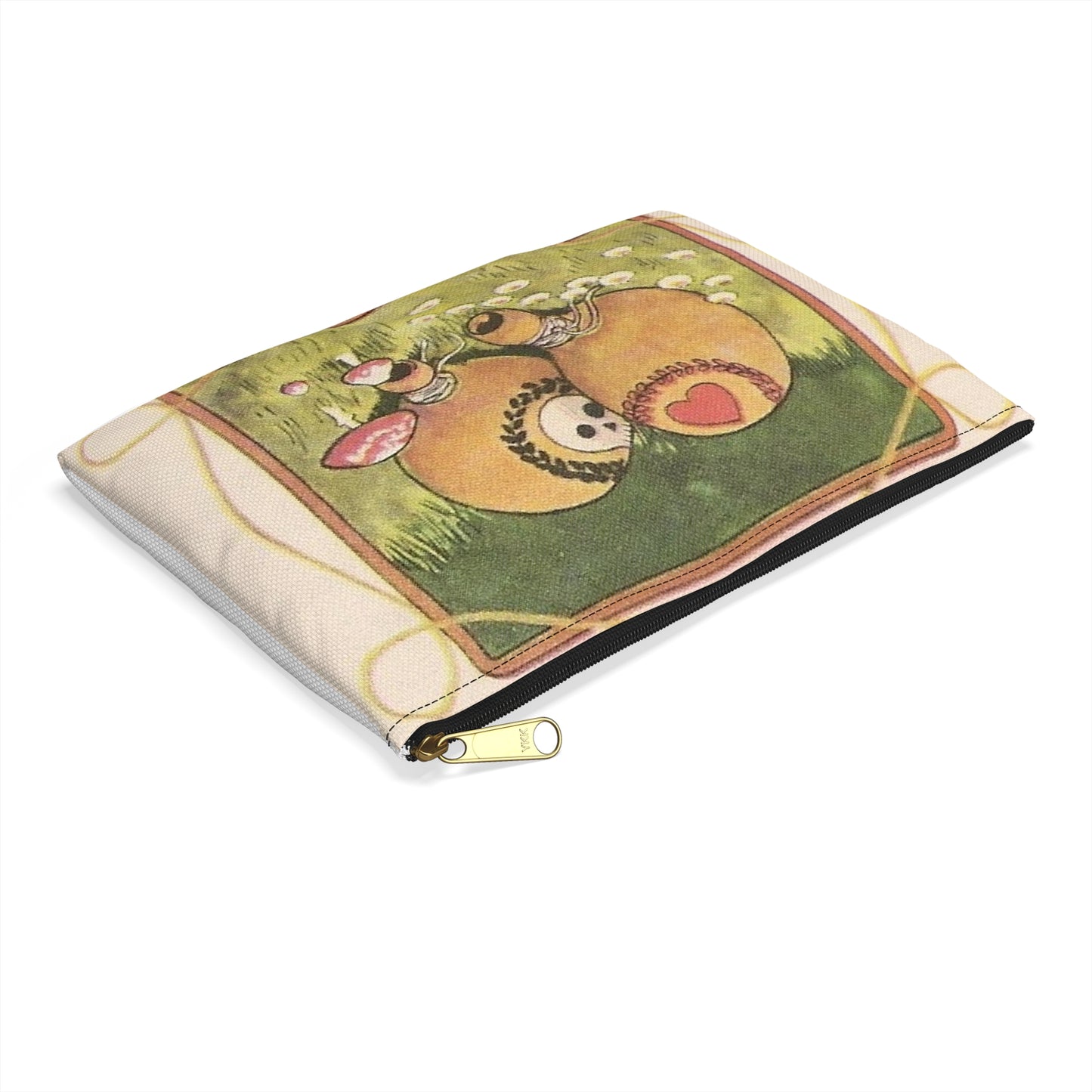 A. Scheiner - Zlatovláska, ilustrace - str. 072 Large Organizer Pouch with Black Zipper