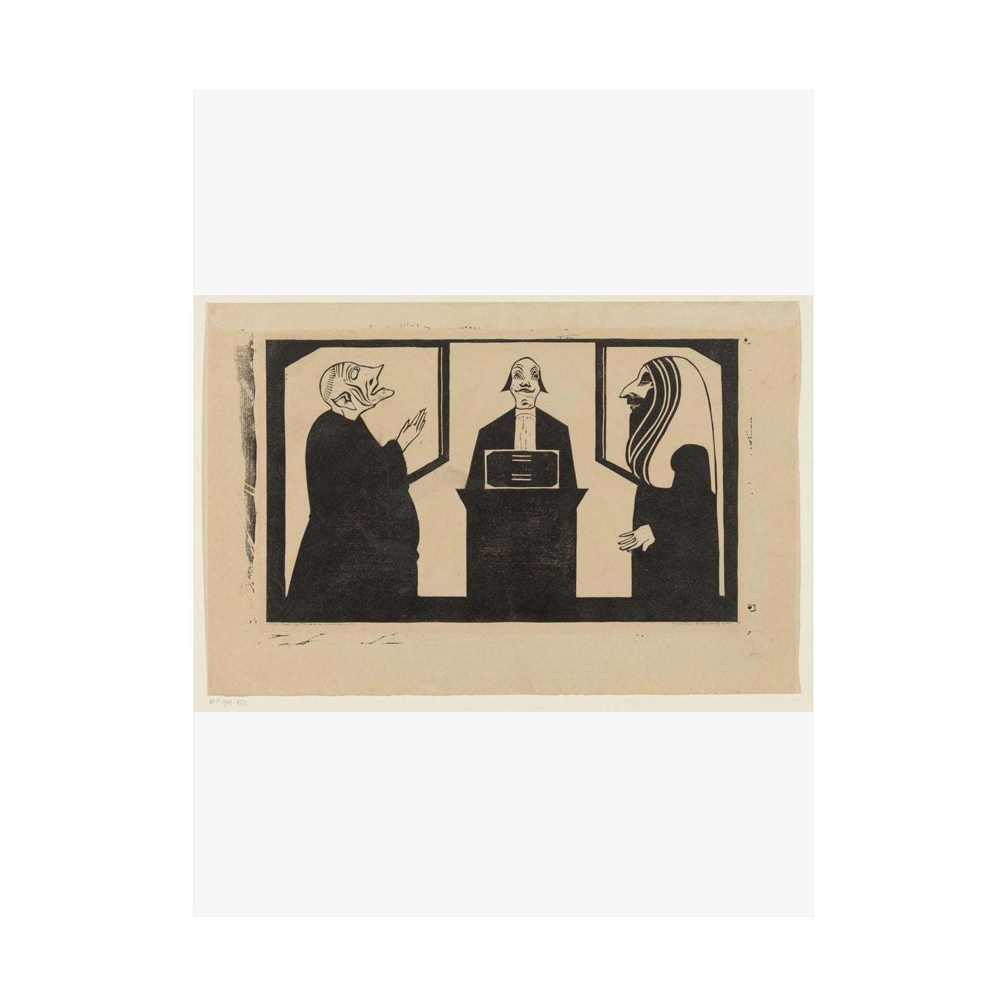 Samuel Jessurun de Mesquita - Entre ces trois mon coeur balance High Quality Matte Wall Art Poster for Home, Office, Classroom