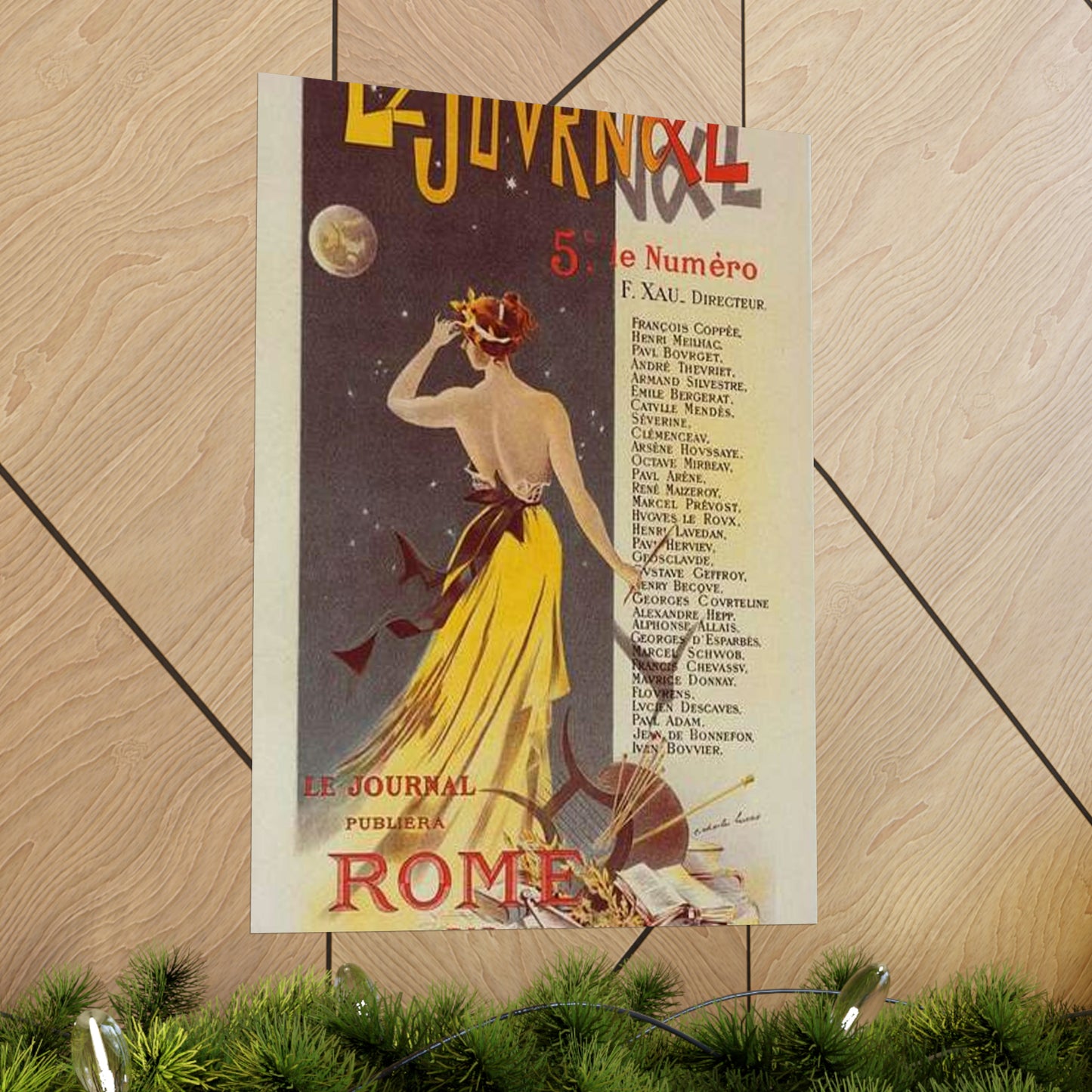Affiche pour annoncer la publication de "Rome" dans Le Journal. High Quality Matte Wall Art Poster for Home, Office, Classroom