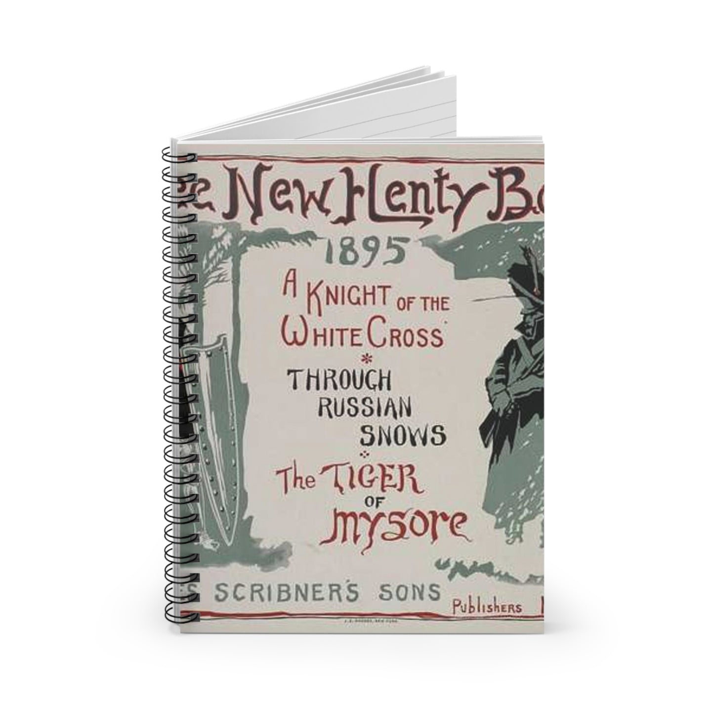 Three new Henty books., Art Nouveau Poster Spiral Bound Ruled Notebook with Printed Cover