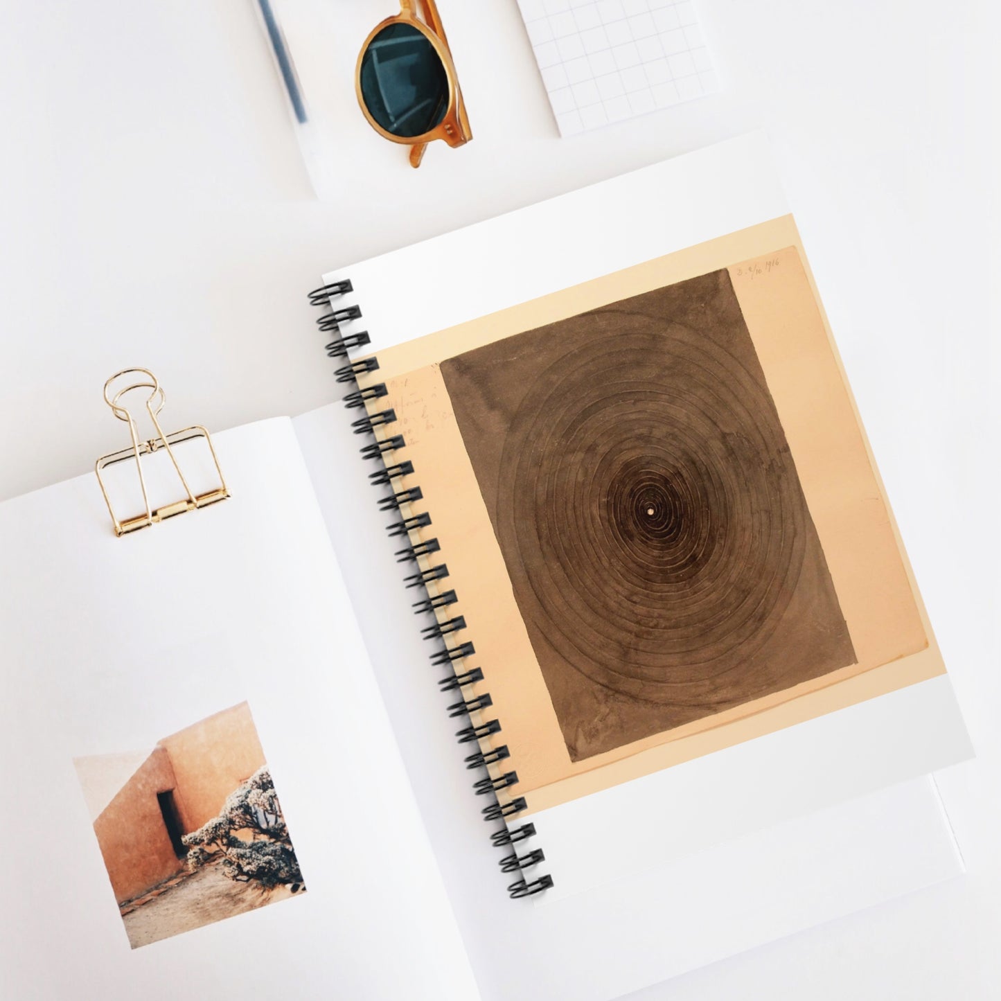 Hilma af Klint - 1916 - No 1 From The Parsifal Series Spiral Bound Ruled Notebook with Printed Cover