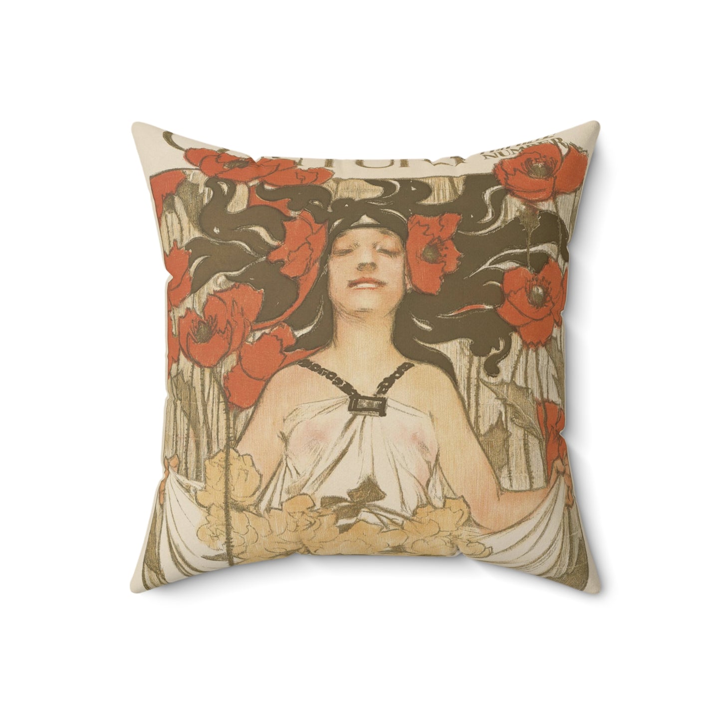 The century, August, midsummer holiday number Decorative Accent Square Pillow