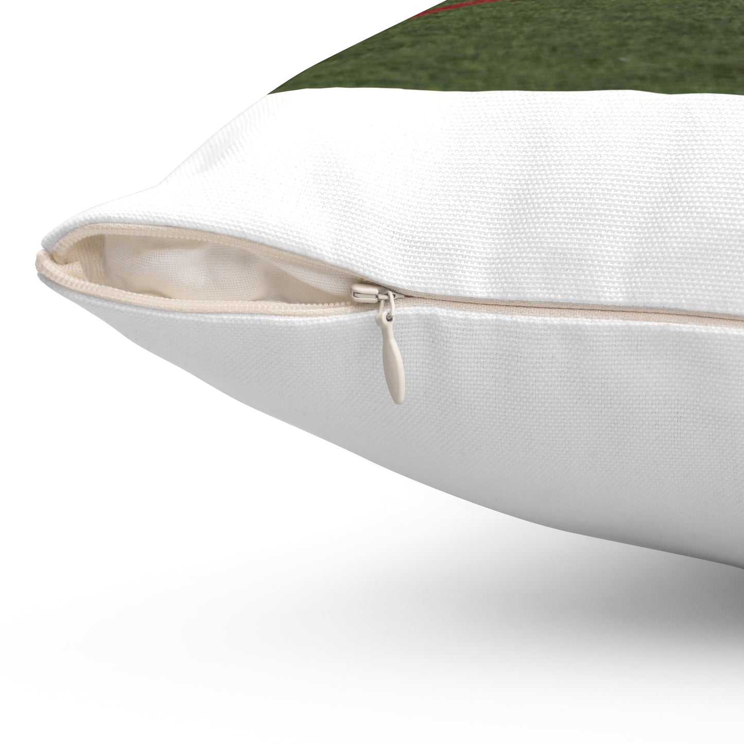 Fred Spencer, Falcons defensive lineman, trips up a Decorative Accent Square Pillow