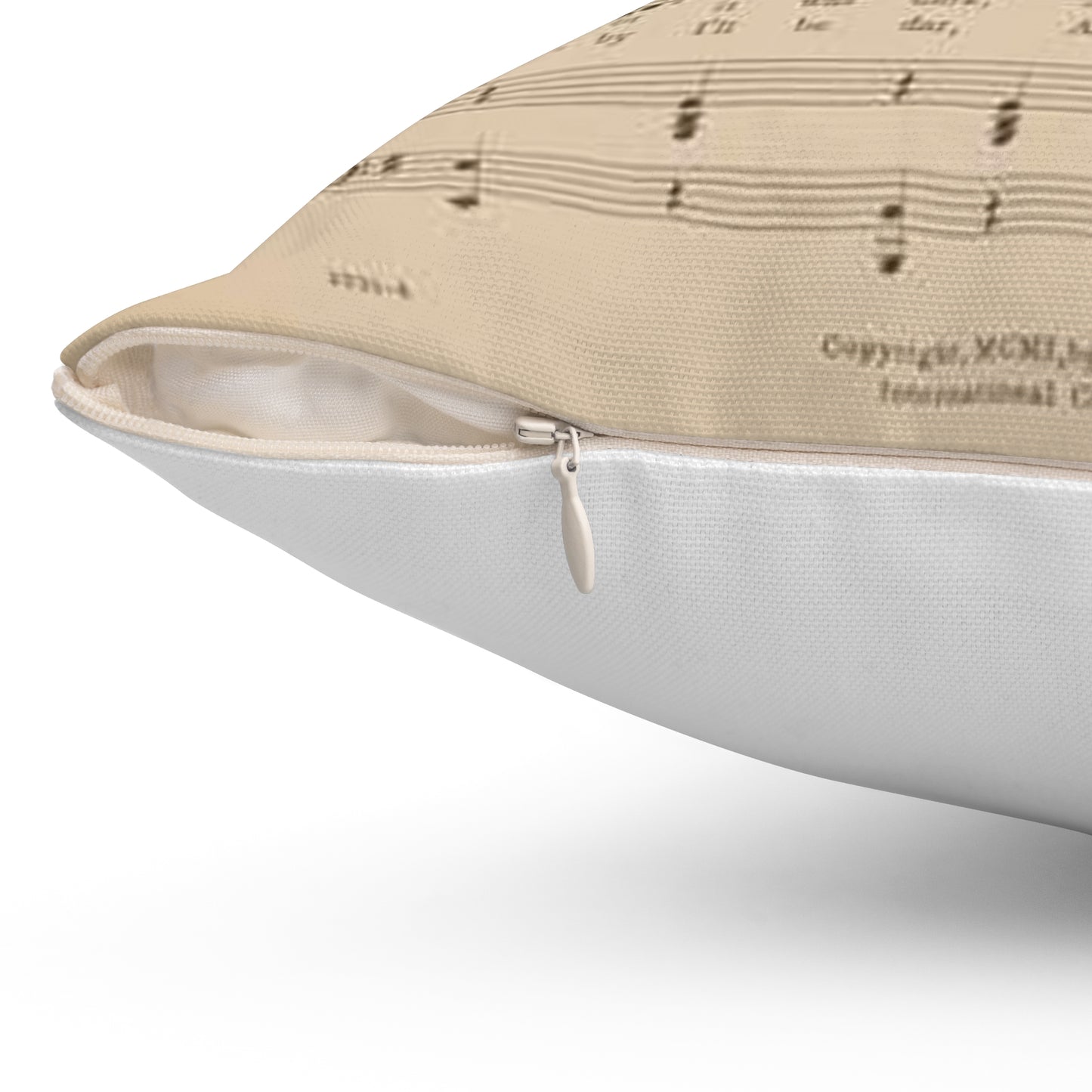 A new gal just in town - Public domain sheet music scan Decorative Accent Square Pillow
