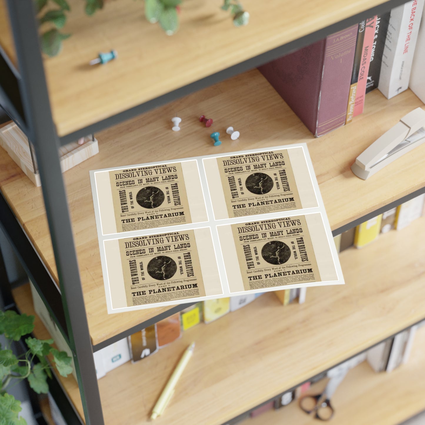 5th annual tour, B.A. Bamber's great dime show Laminated UV Protective Vinyl Stickers