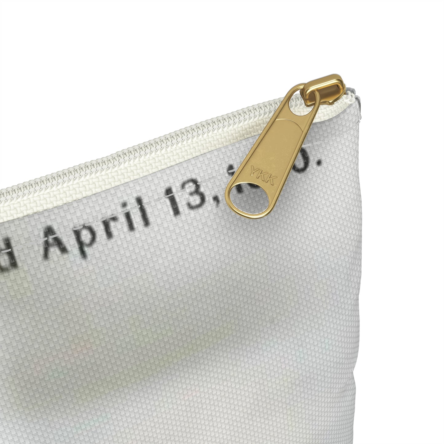 Patent drawing - for A. M. Smith's Safety Pin Public domain image Large Organizer Pouch with Black Zipper