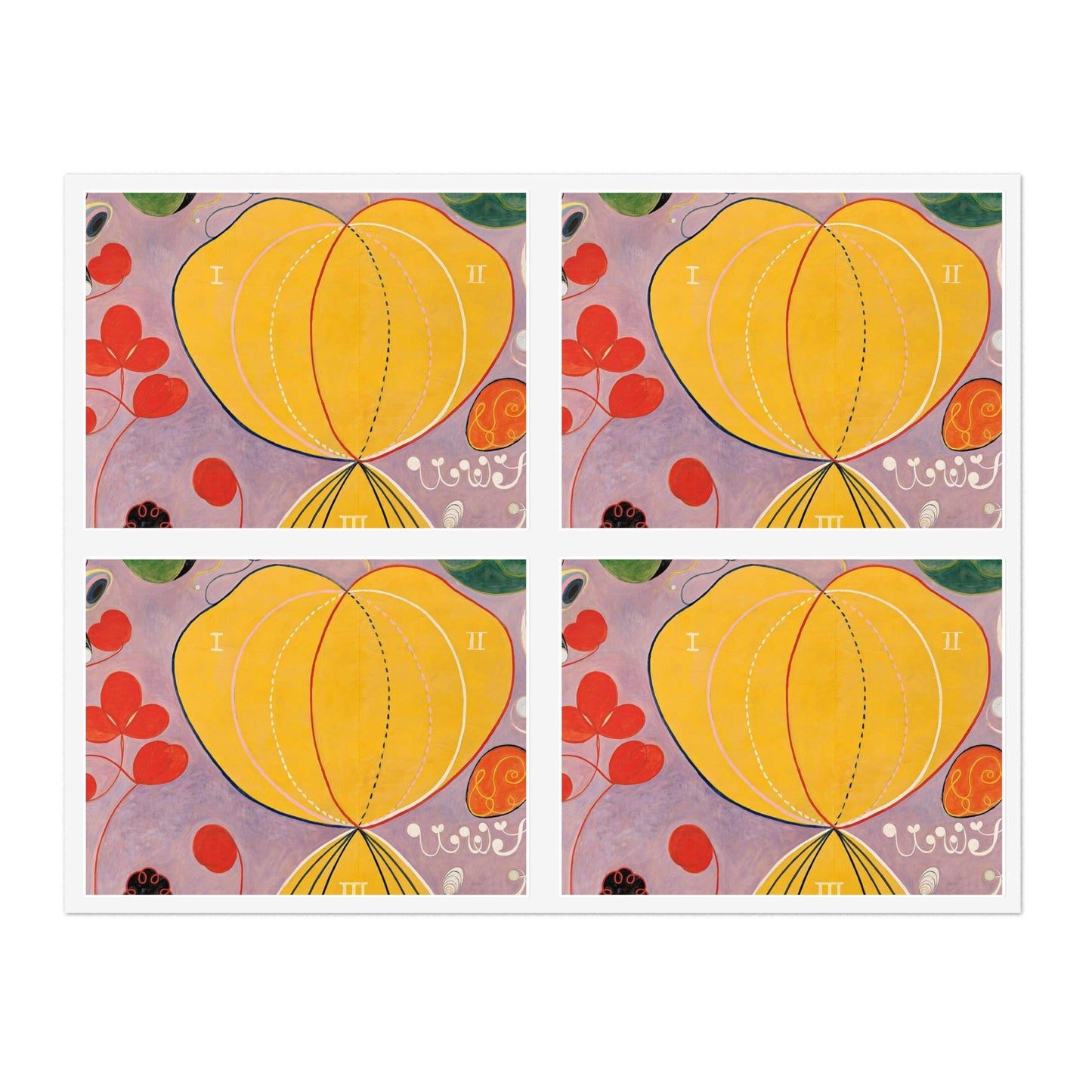 Hilma af Klint - The Ten Largest No. 7 - Adulthood - 1907 Laminated UV Protective Vinyl Stickers