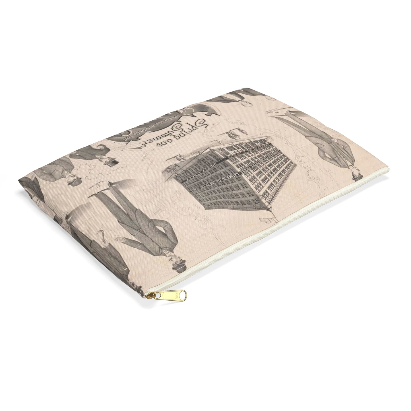 Spring and summer. Specially designed for Lamm & Co. tailors to the trade Large Organizer Pouch with Black Zipper