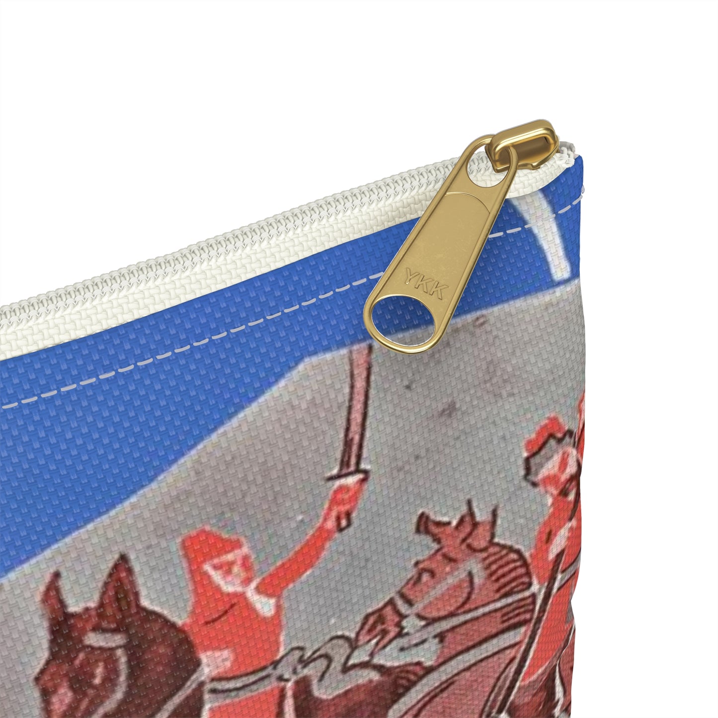 Recruiting Posters No. 1 and No. 2 Large Organizer Pouch with Black Zipper