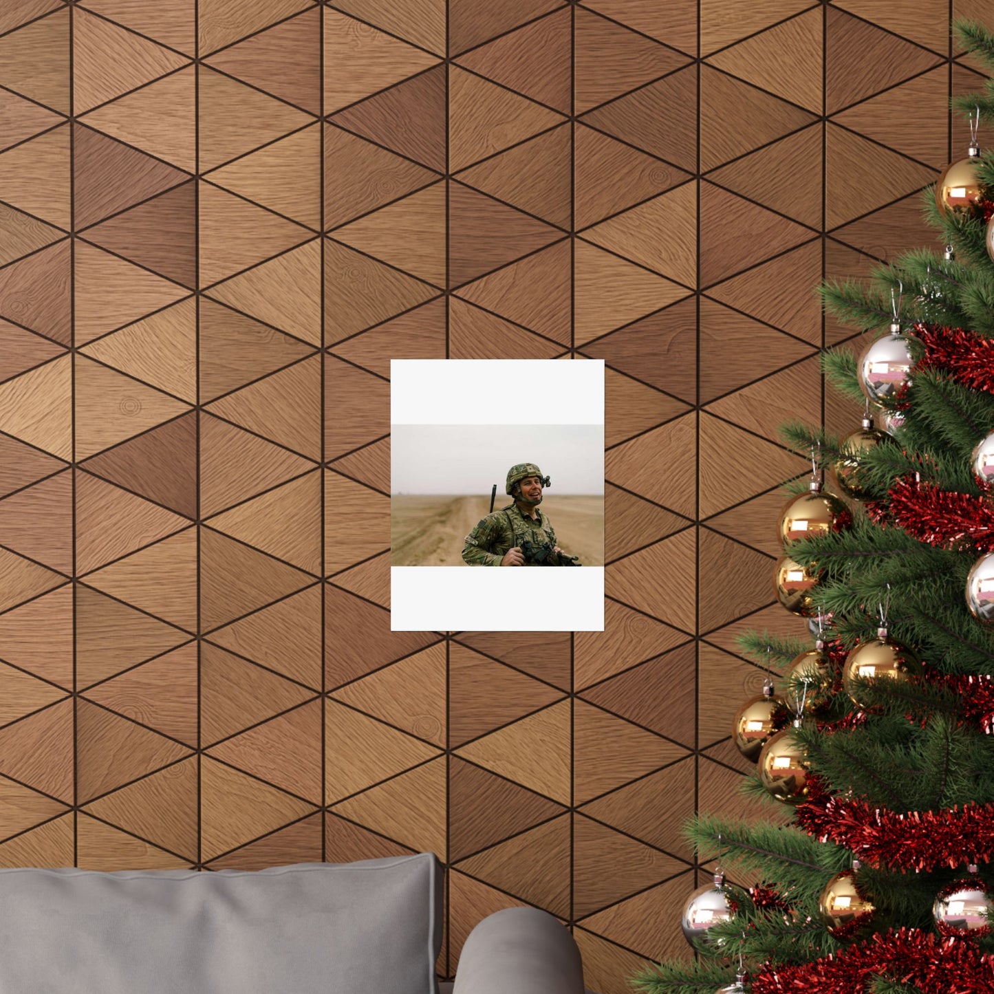 U.S. Air Force Staff Sgt. Andrew Meyer, 821st Contingency High Quality Matte Wall Art Poster for Home, Office, Classroom