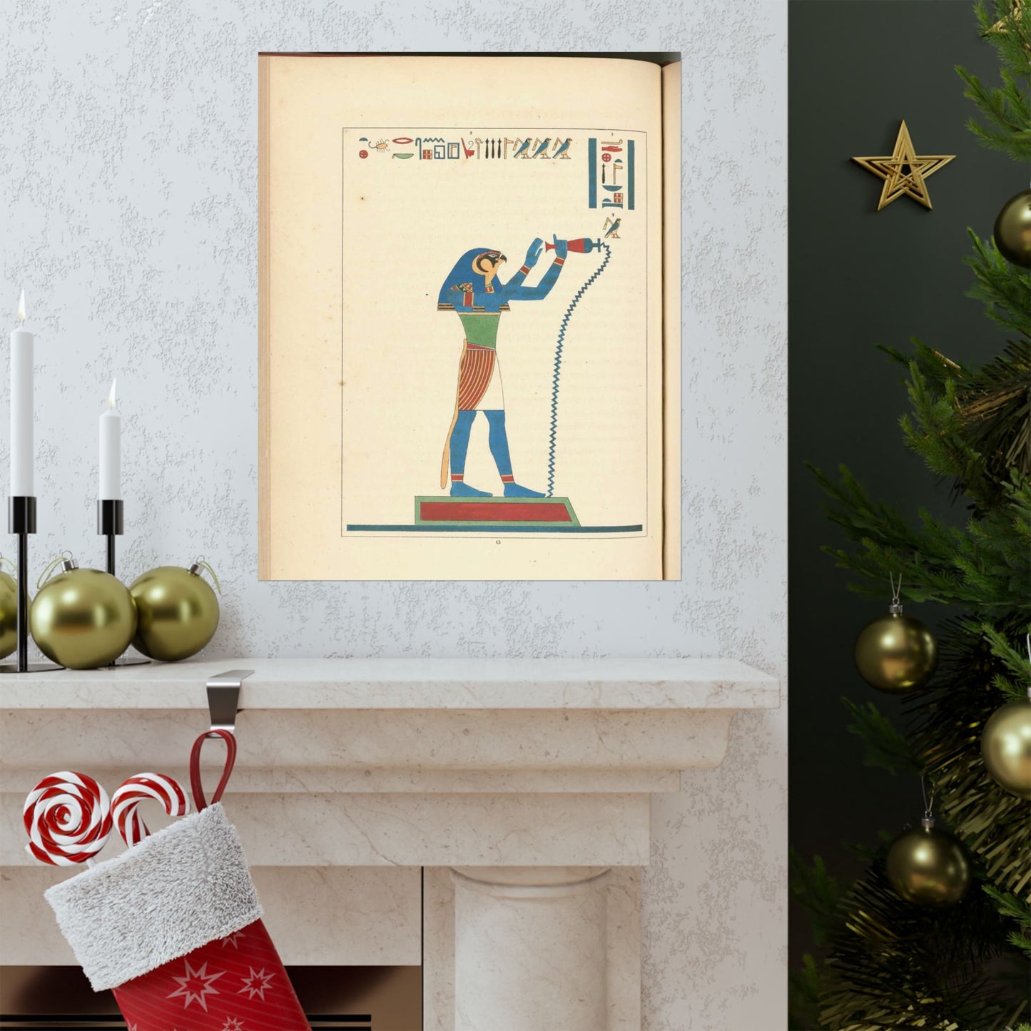 Thoth Trismégiste, le premier Hermès, Hermès Trismégiste. High Quality Matte Wall Art Poster for Home, Office, Classroom