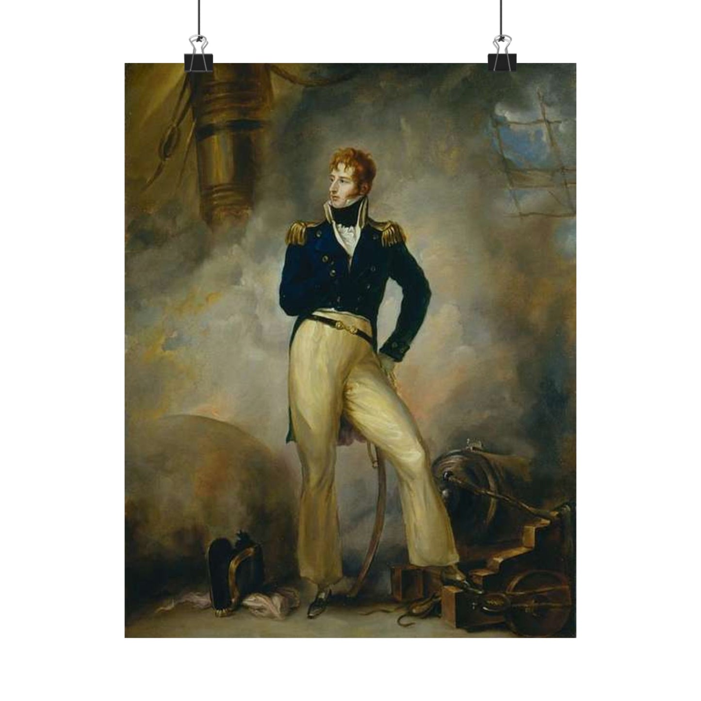Lord Cochrane 1807 - Public domain painting High Quality Matte Wall Art Poster for Home, Office, Classroom