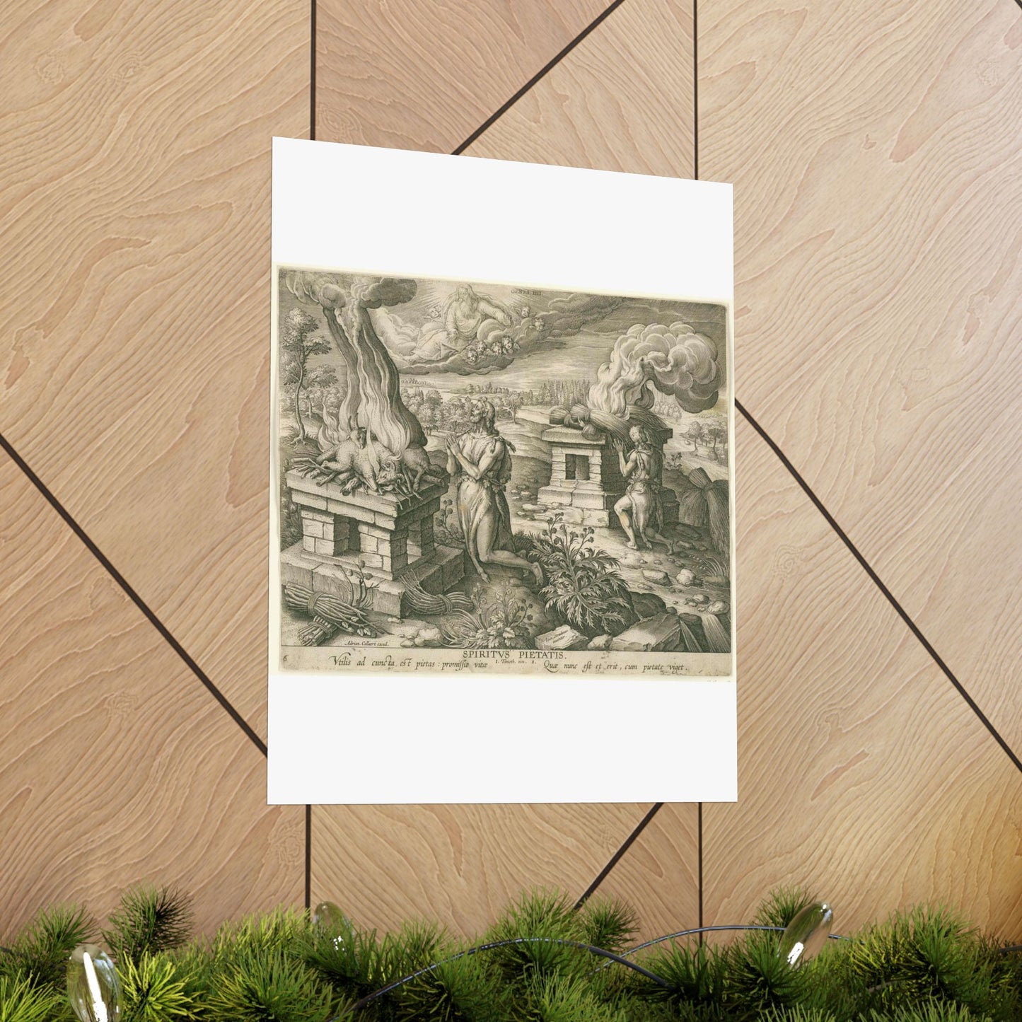 Offer van Abel: de gave van godsdienstigheid High Quality Matte Wall Art Poster for Home, Office, Classroom