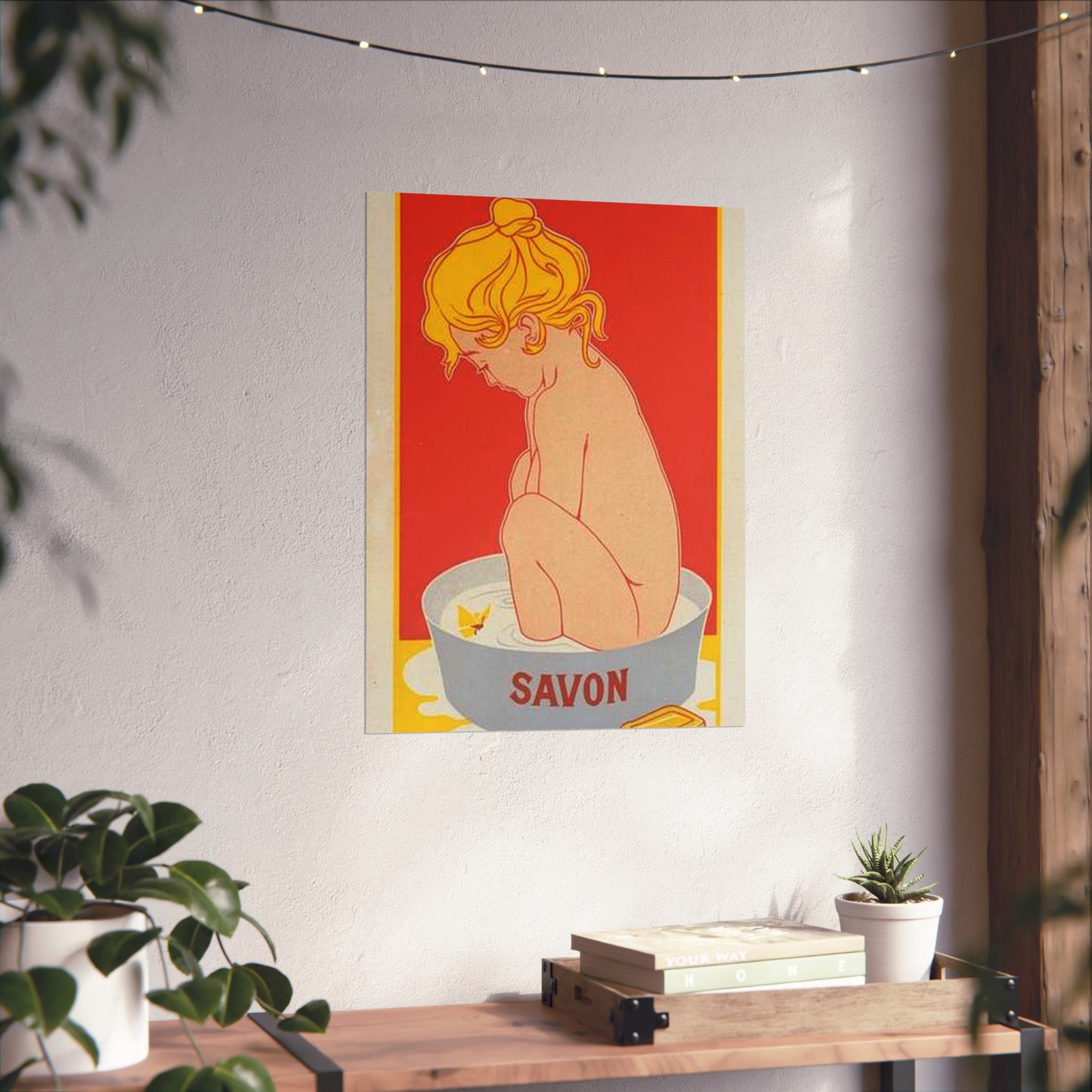 Affiche belge pour le "Savon Starlight". High Quality Matte Wall Art Poster for Home, Office, Classroom