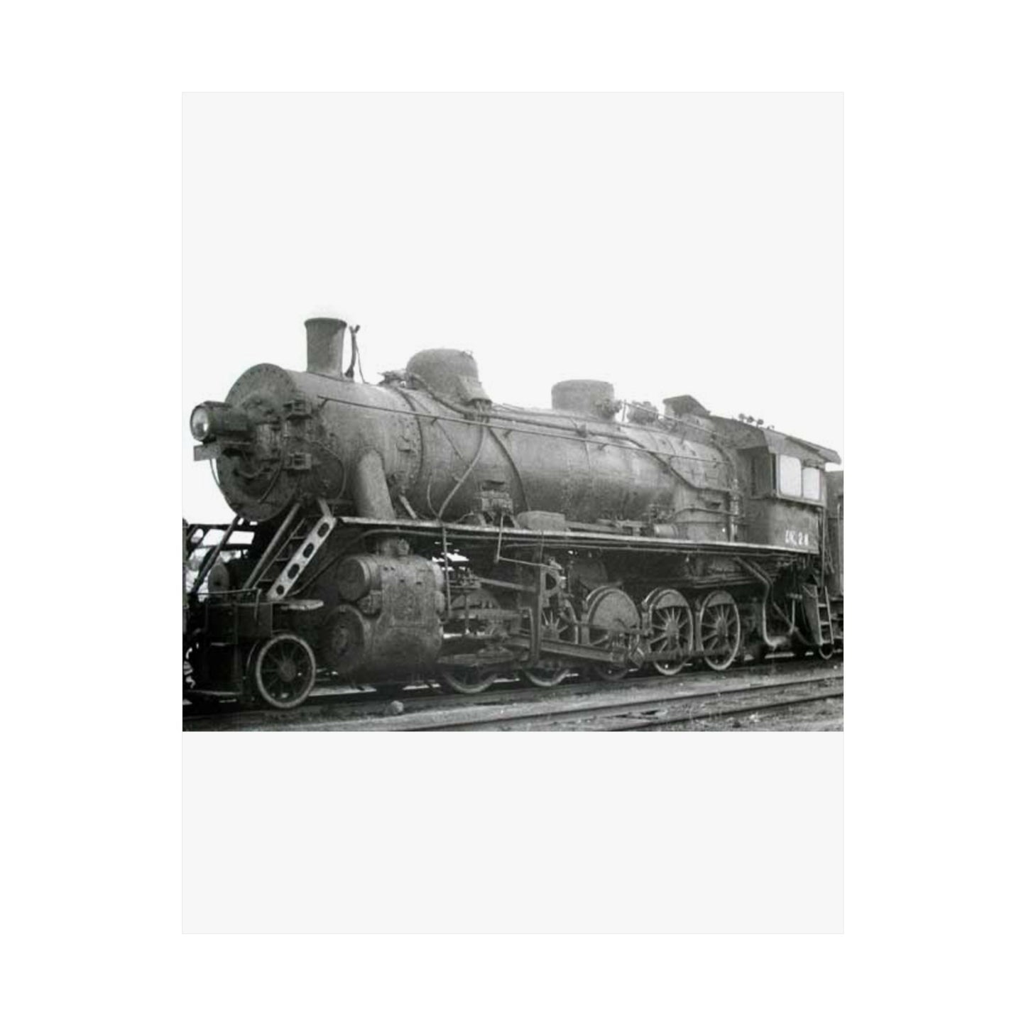 China Railways DK1 2x - Steam locomotive, Public domain image High Quality Matte Wall Art Poster for Home, Office, Classroom