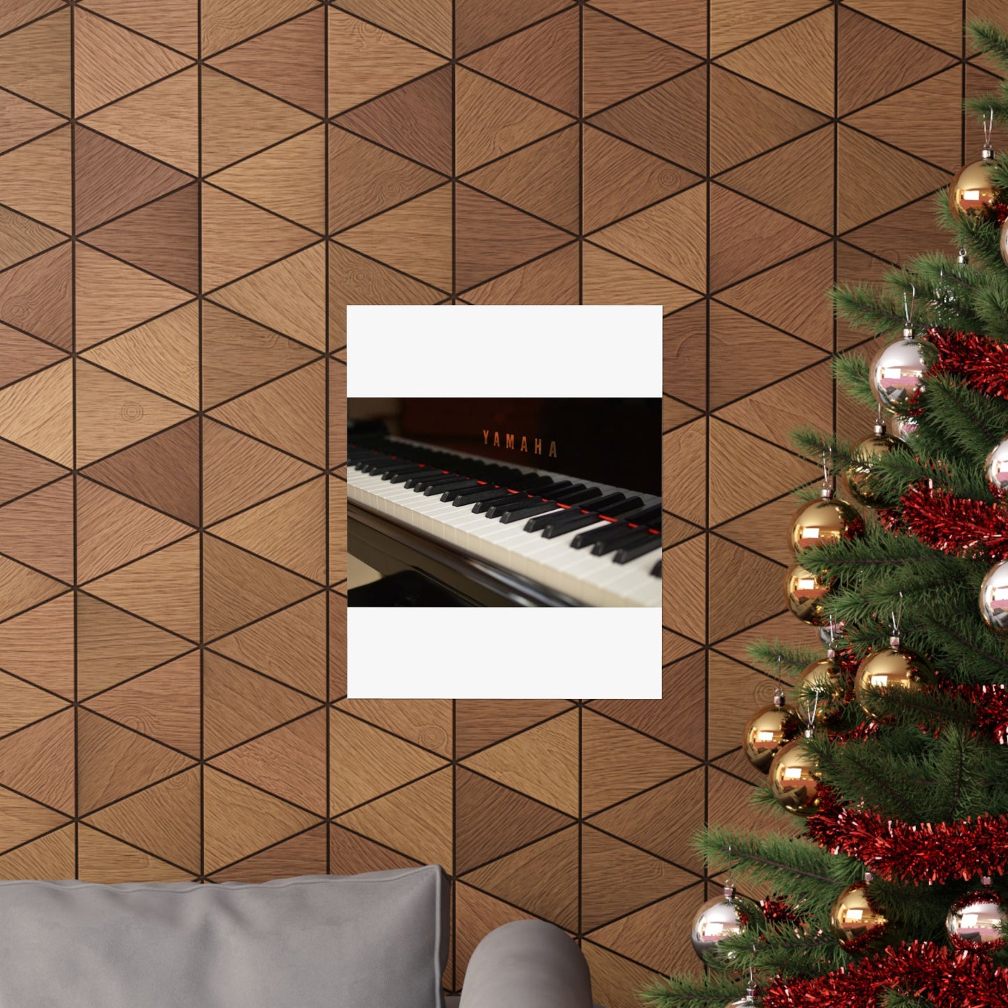 A close up of the keys of a piano. Piano keyboard yamaha, music. High Quality Matte Wall Art Poster for Home, Office, Classroom