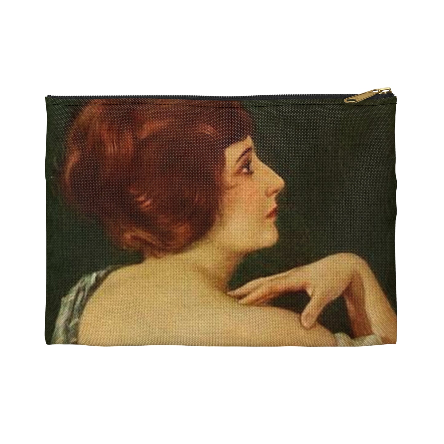 Ruth Stonehouse painted by Benjamin Eggleston, 1922 Large Organizer Pouch with Black Zipper