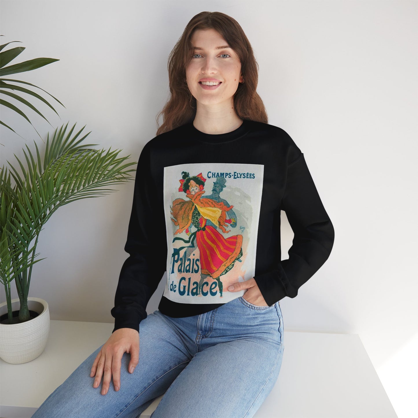 Nouvelle affiche pour le "Palais de Glace". Black Heavy Blend Adult Crew Neck SweatShirt