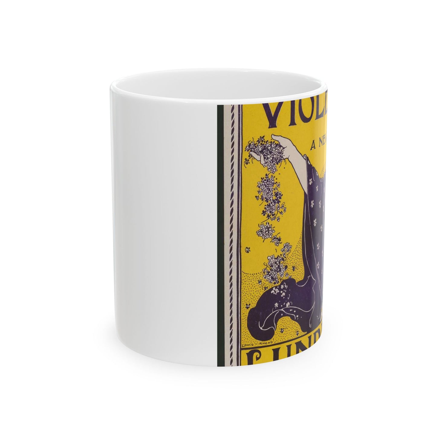 Louis Rhead - Try vio-violet a new Lundborg perfume Beautiful Novelty Ceramic Coffee Mug 11oz