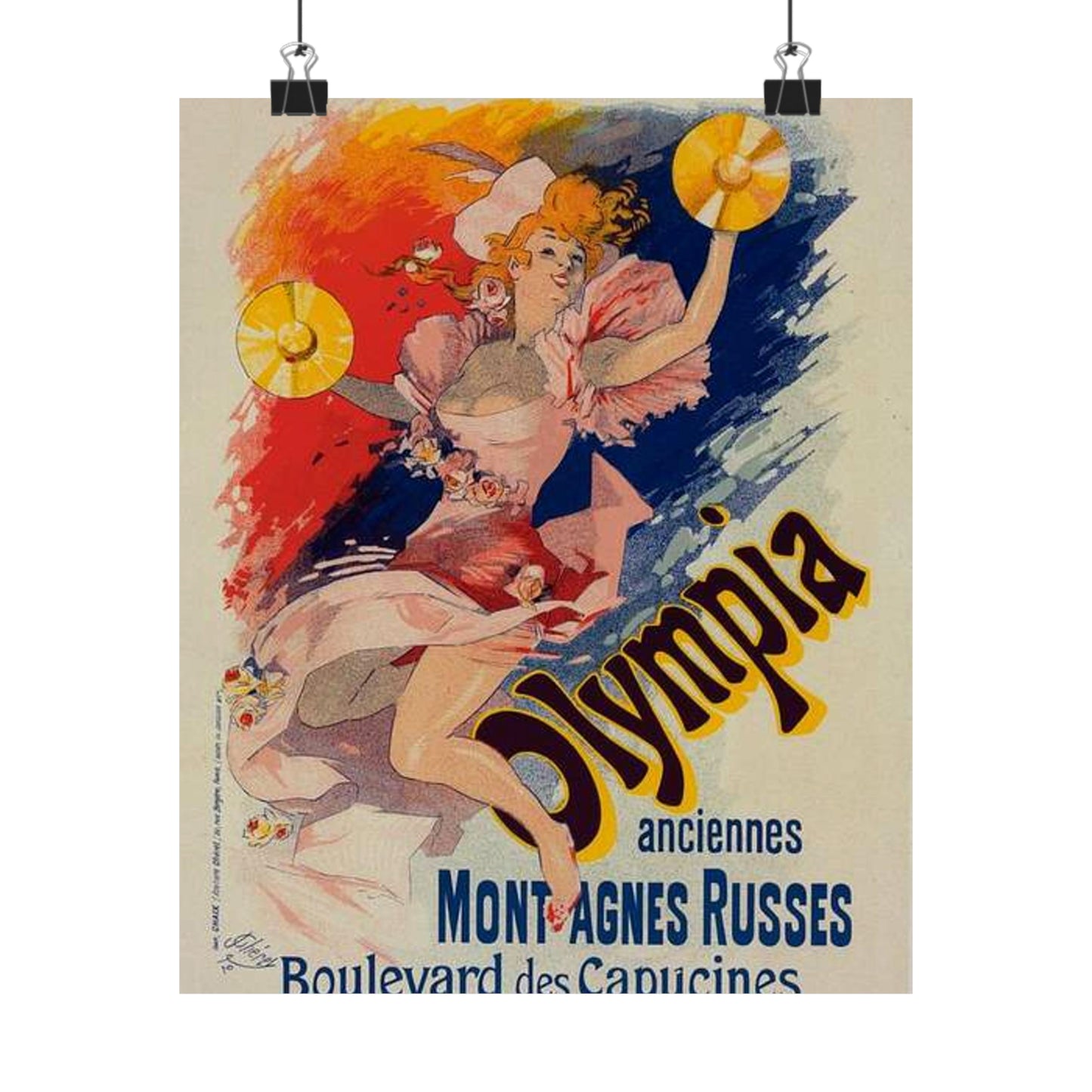Affiche pour "Olympia". - Art nouveau public domain poster High Quality Matte Wall Art Poster for Home, Office, Classroom
