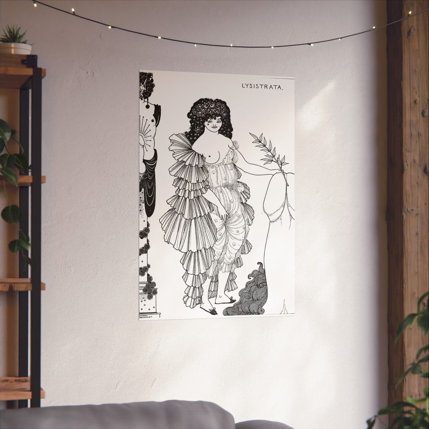 Lysistrata - Public domain botanical illustration High Quality Matte Wall Art Poster for Home, Office, Classroom