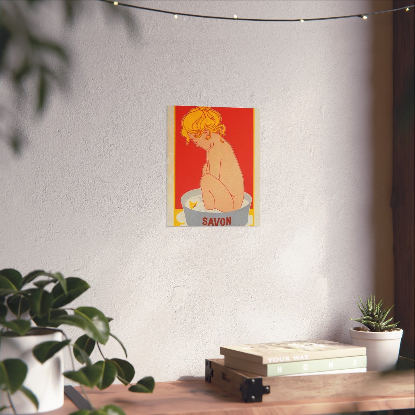 Affiche belge pour le "Savon Starlight". High Quality Matte Wall Art Poster for Home, Office, Classroom