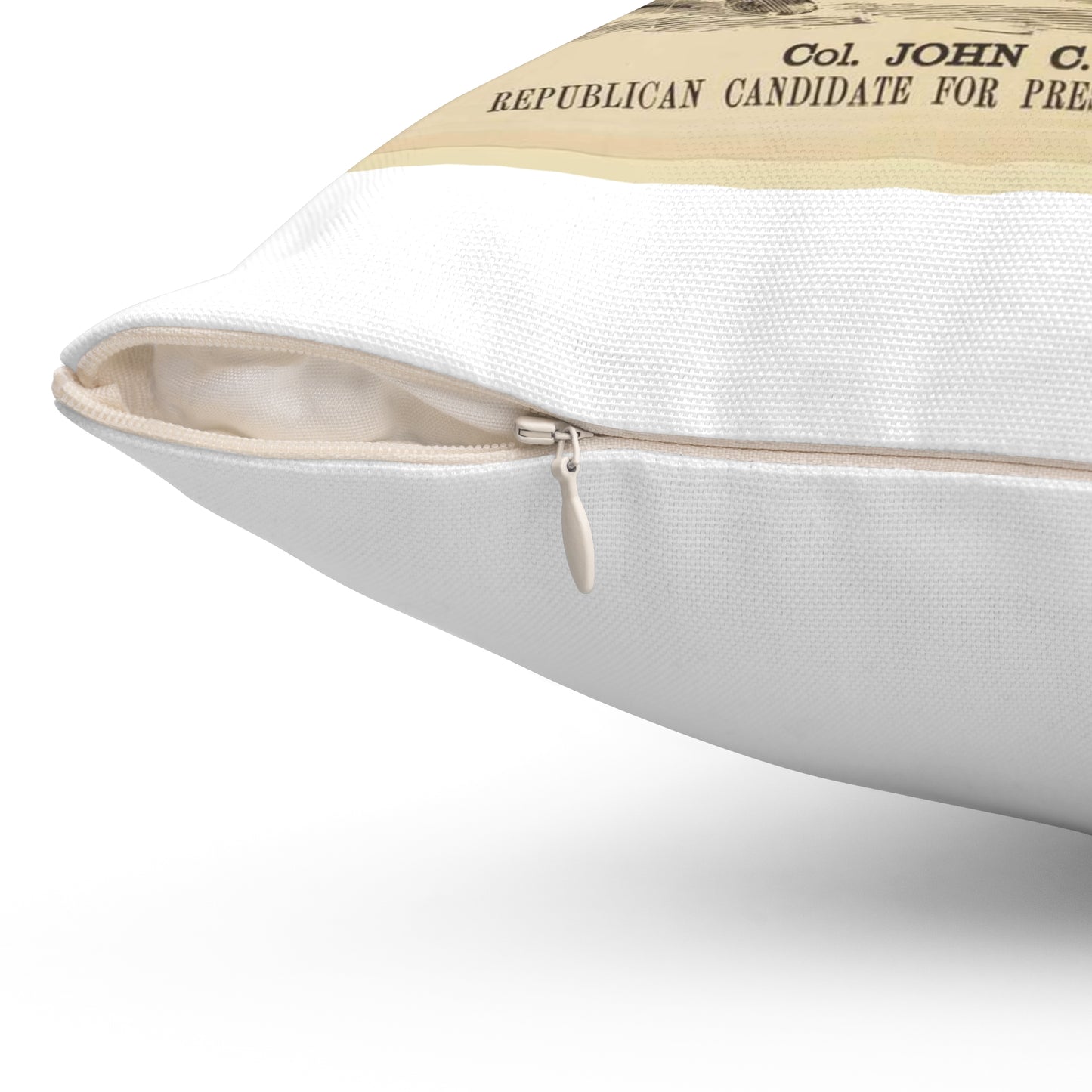 Col. John C. Fremont, Republican candidate for the President of the United States Decorative Accent Square Pillow