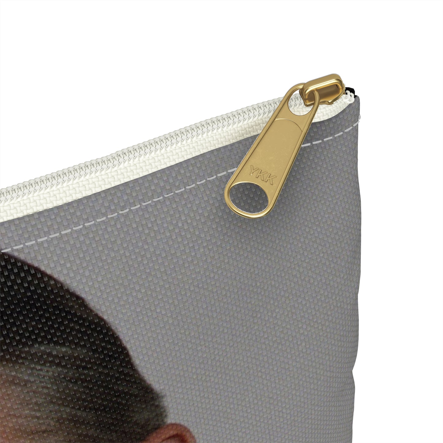 Portrait: US Navy (USN) Captain (CAPT) Charles A. Hougland (uncovered) Large Organizer Pouch with Black Zipper