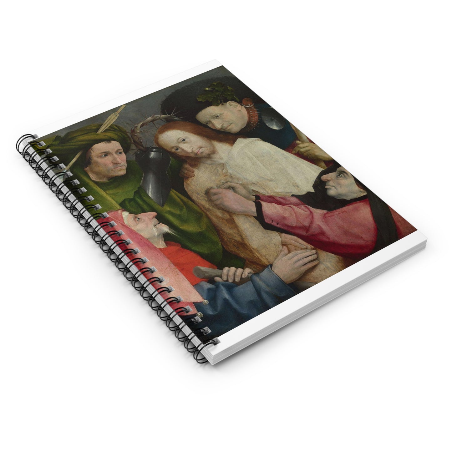 Hieronymus Bosch - Christ Mocked (The Crowning with Thorns) - Google Art Project Spiral Bound Ruled Notebook with Printed Cover