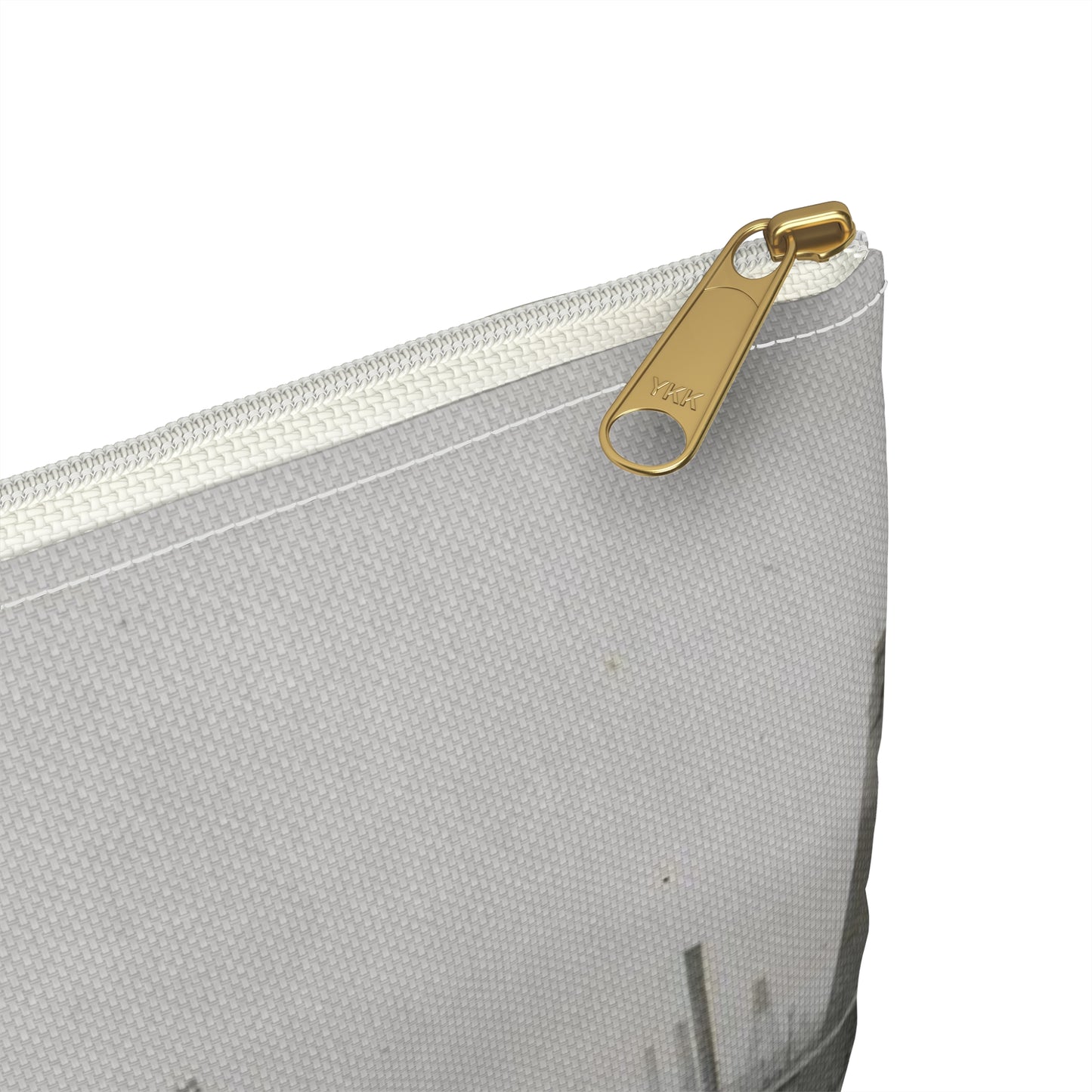 Baku. Oil production. - Drawing. Public domain image. Large Organizer Pouch with Black Zipper