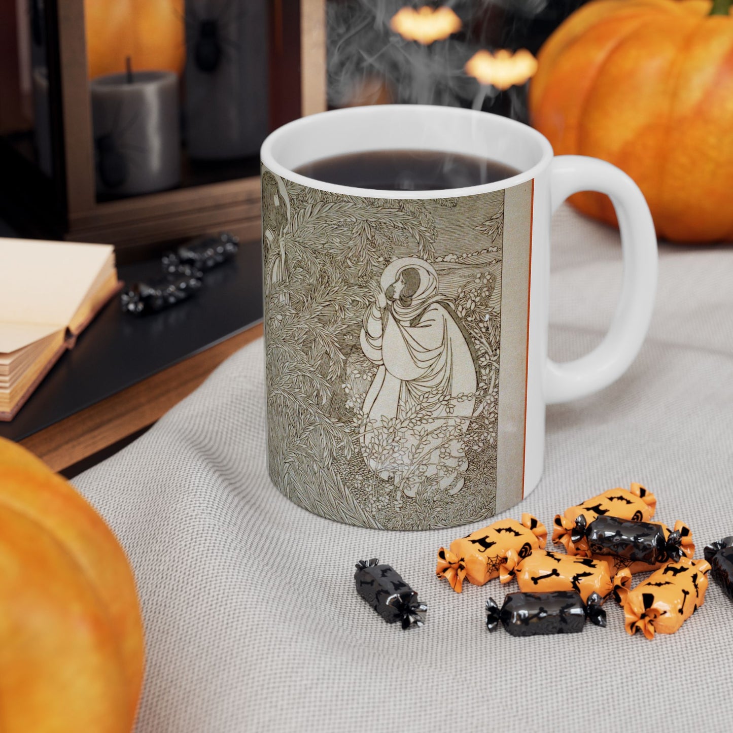 Rabboni, Art Nouveau Poster - Art nouveau public domain poster - Art nouveau public domain image Beautiful Novelty Ceramic Coffee Mug 11oz