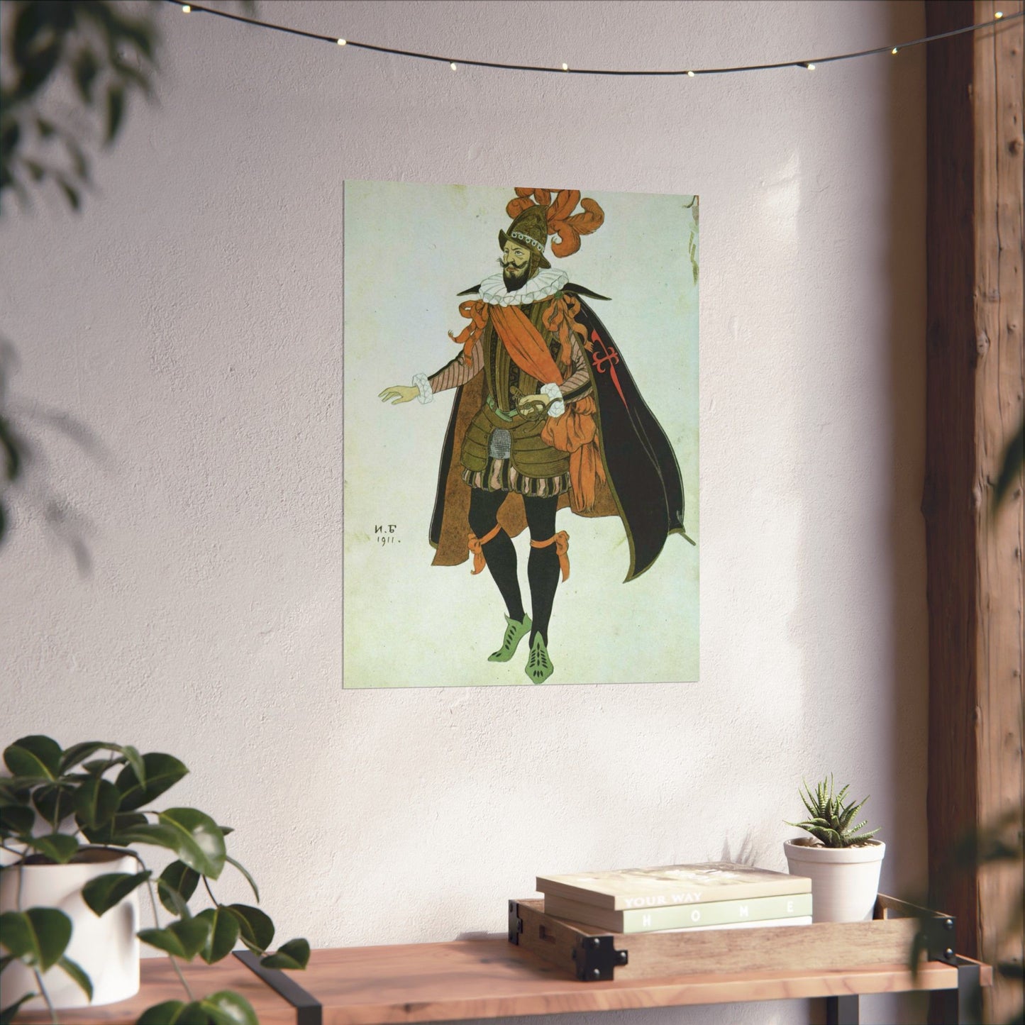 Bilibin Comandor - Art nouveau public domain image High Quality Matte Wall Art Poster for Home, Office, Classroom