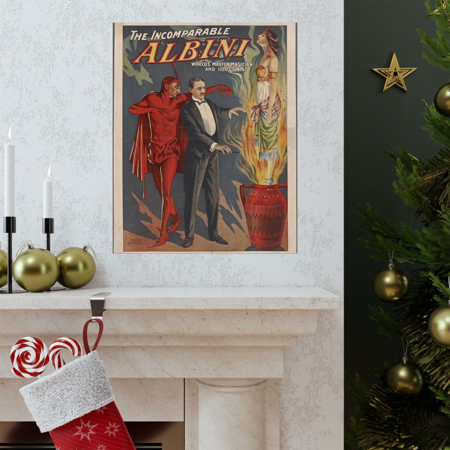 TheIncomperable Albini Theatrical Poster High Quality Matte Wall Art Poster for Home, Office, Classroom