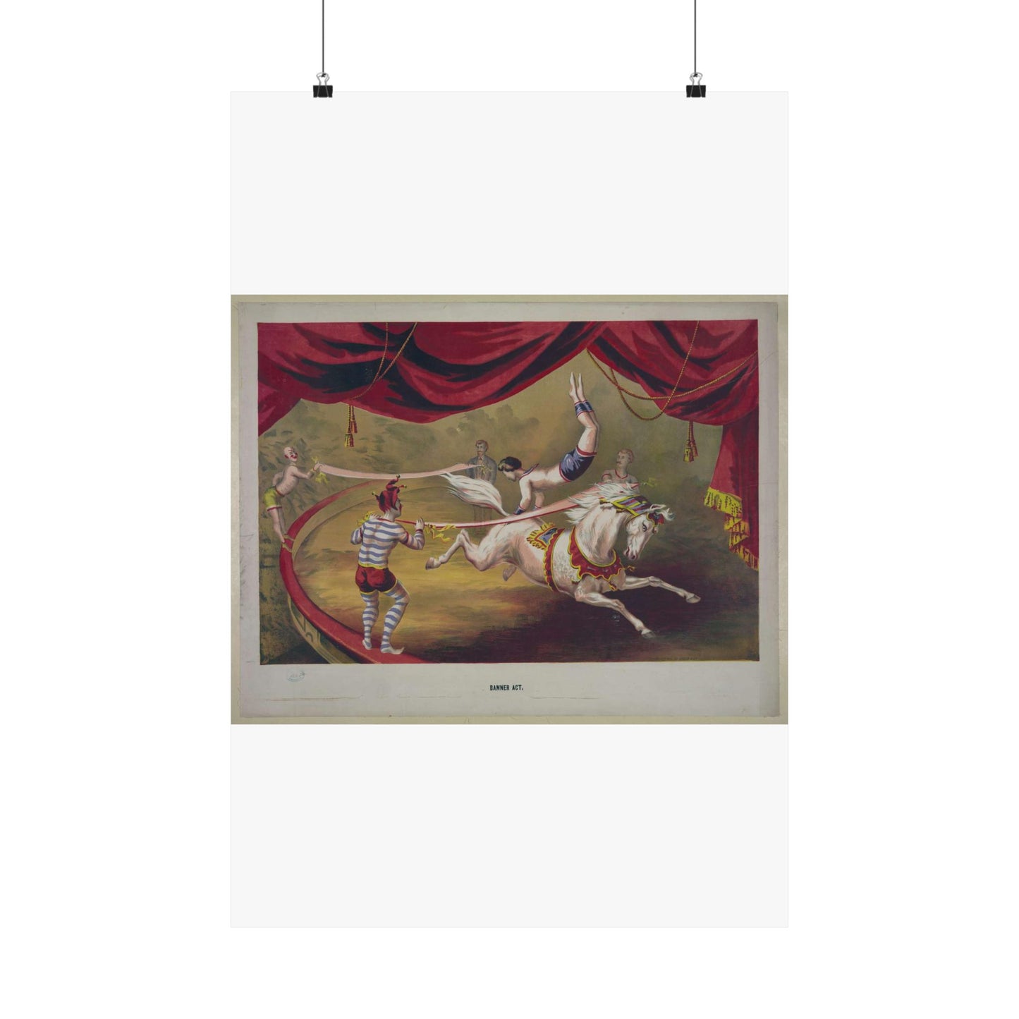 Banner act - Print, Library of Congress collection High Quality Matte Wall Art Poster for Home, Office, Classroom