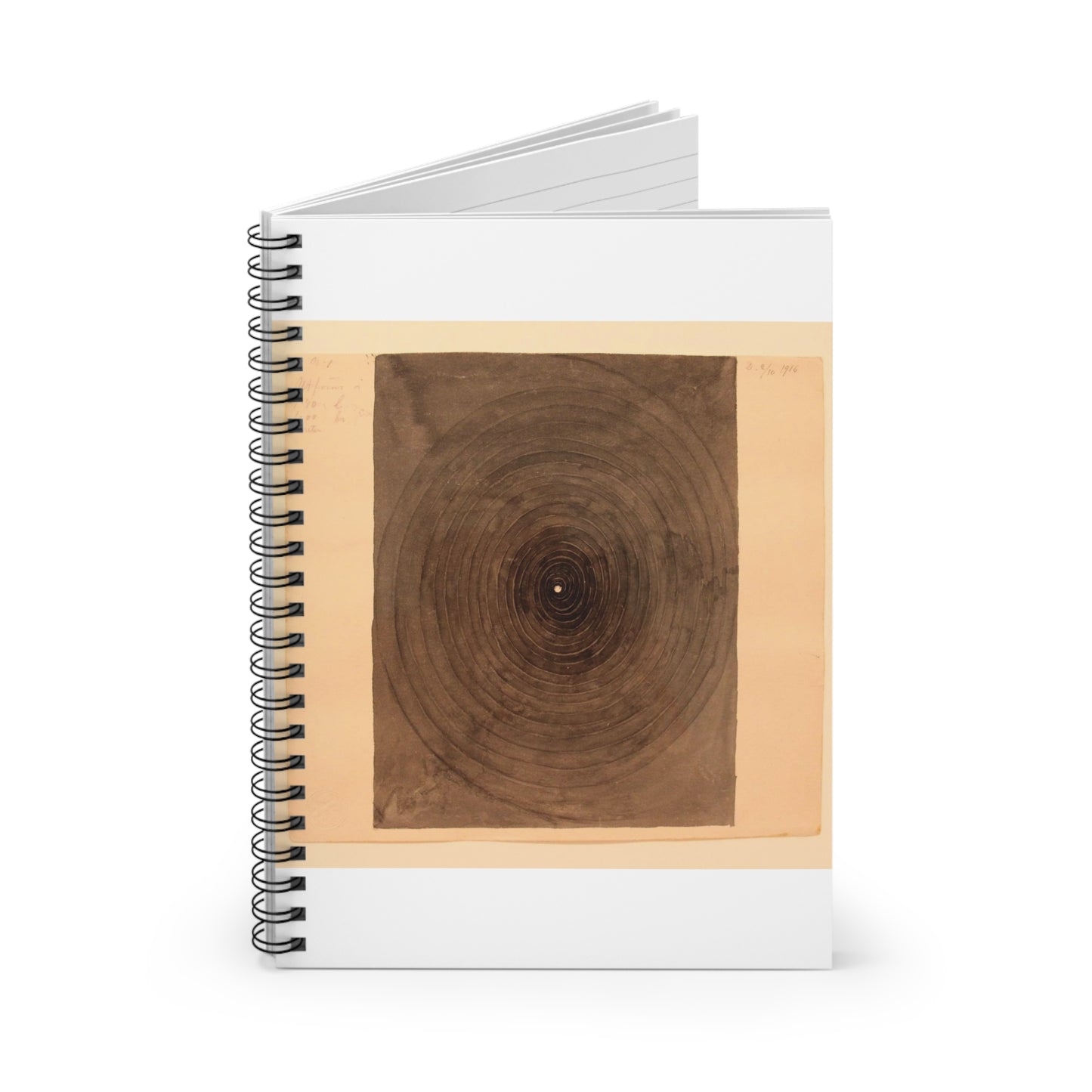 Hilma af Klint - 1916 - No 1 From The Parsifal Series Spiral Bound Ruled Notebook with Printed Cover