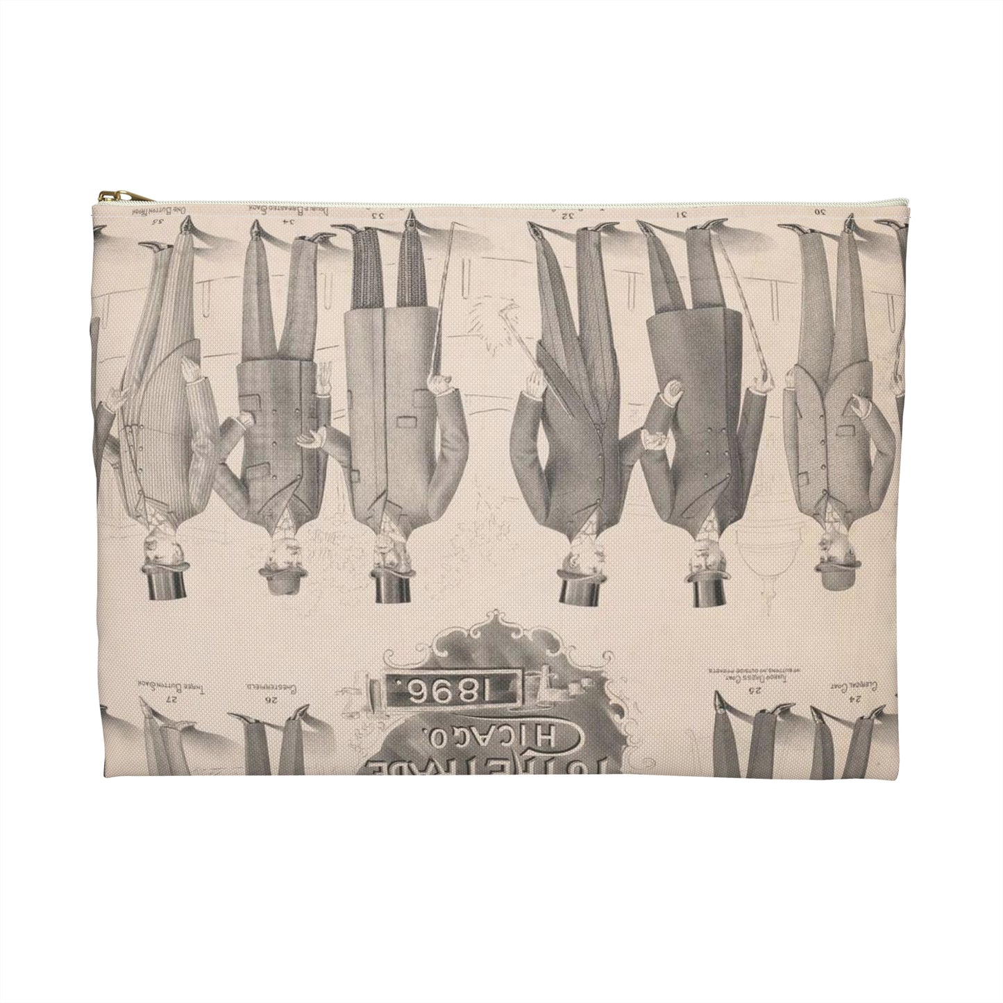 Spring and summer. Specially designed for Lamm & Co. tailors to the trade Large Organizer Pouch with Black Zipper