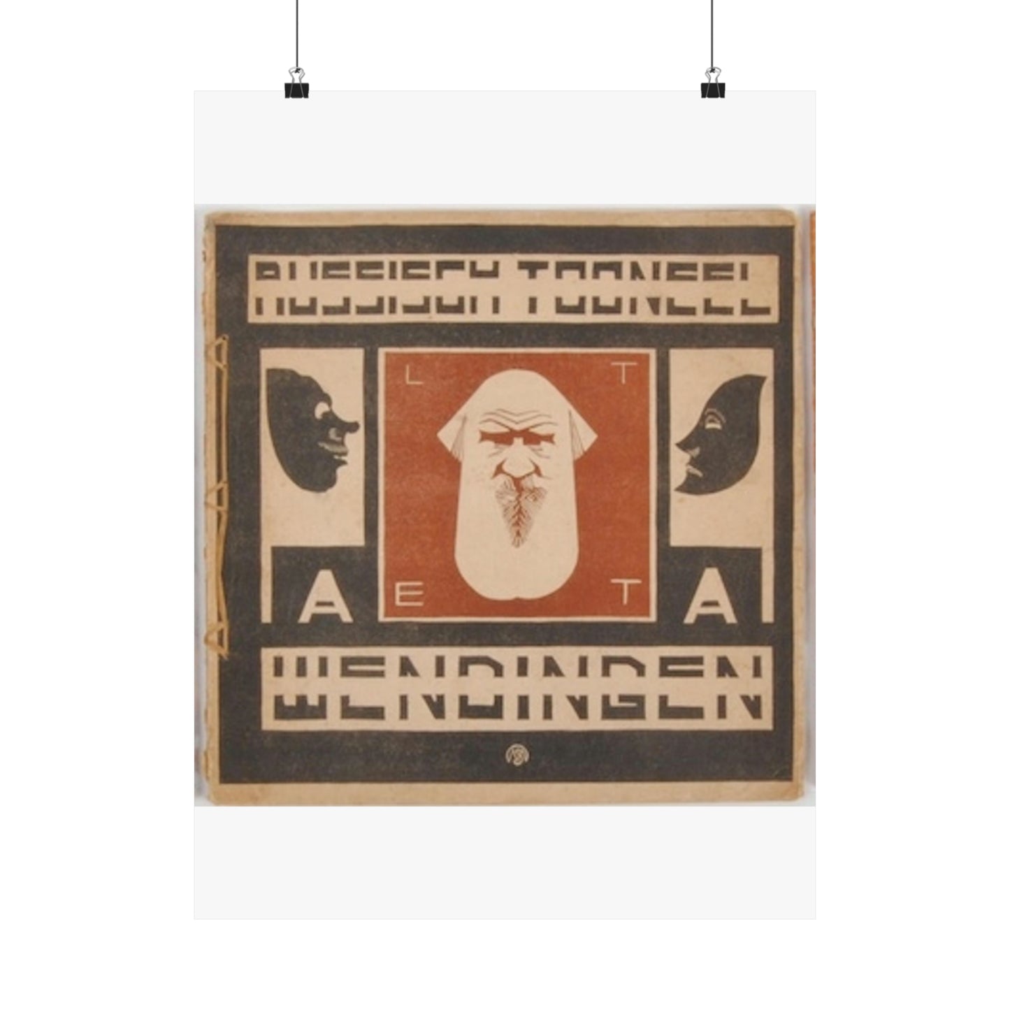 Wendingen 1929 Jessurun de Mesquita High Quality Matte Wall Art Poster for Home, Office, Classroom