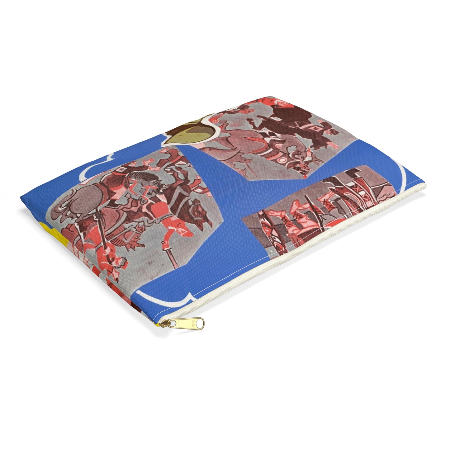 Recruiting Posters No. 1 and No. 2 Large Organizer Pouch with Black Zipper