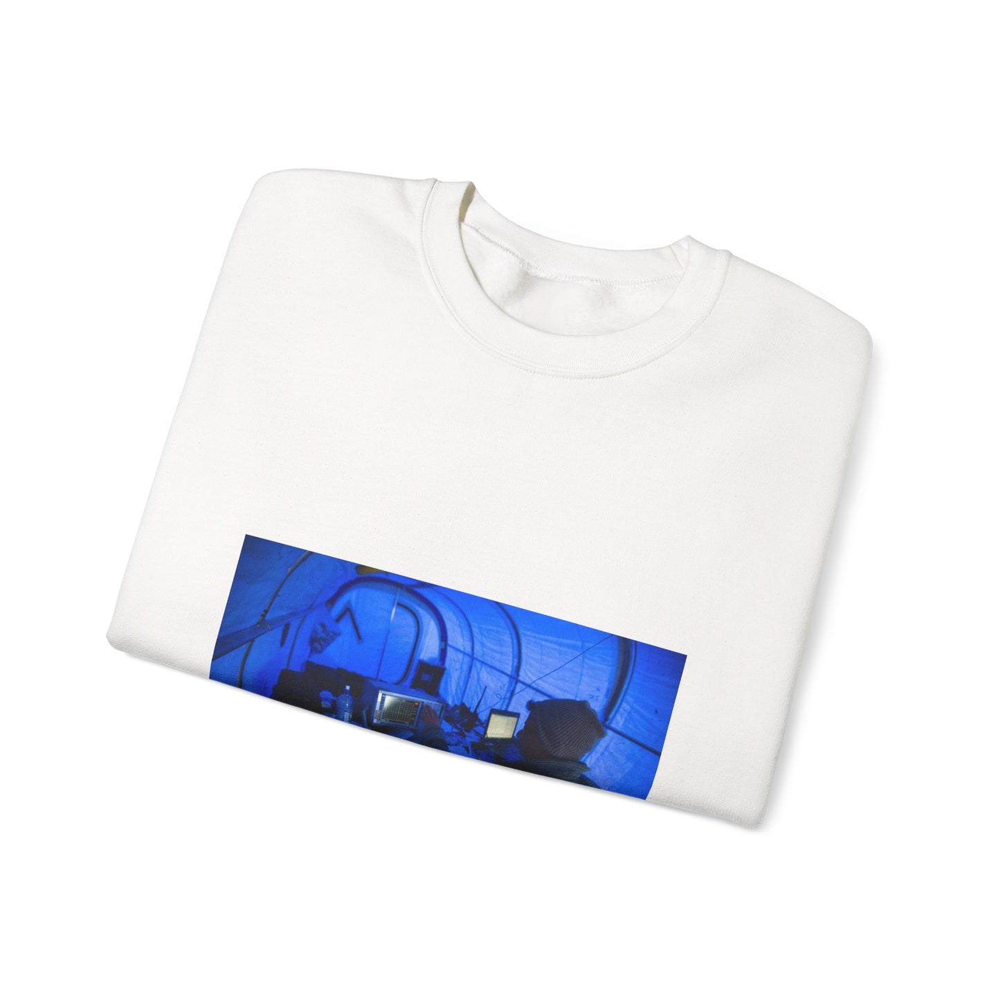 U.S. Air Force Staff Sgt. Titus Poulose of the 263rd White Heavy Blend Adult Crew Neck SweatShirt
