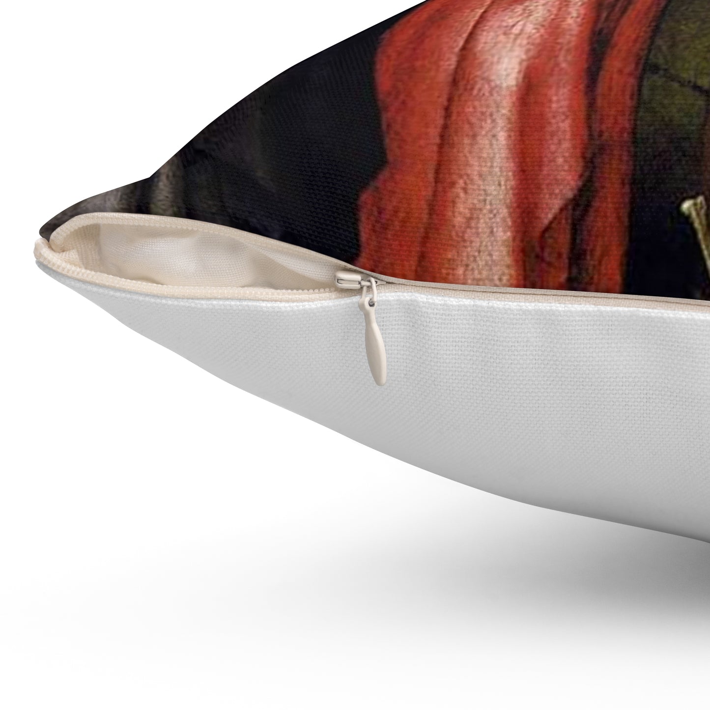 Hieronymus Bosch - CrucifixionWithADonorBosch Decorative Accent Square Pillow