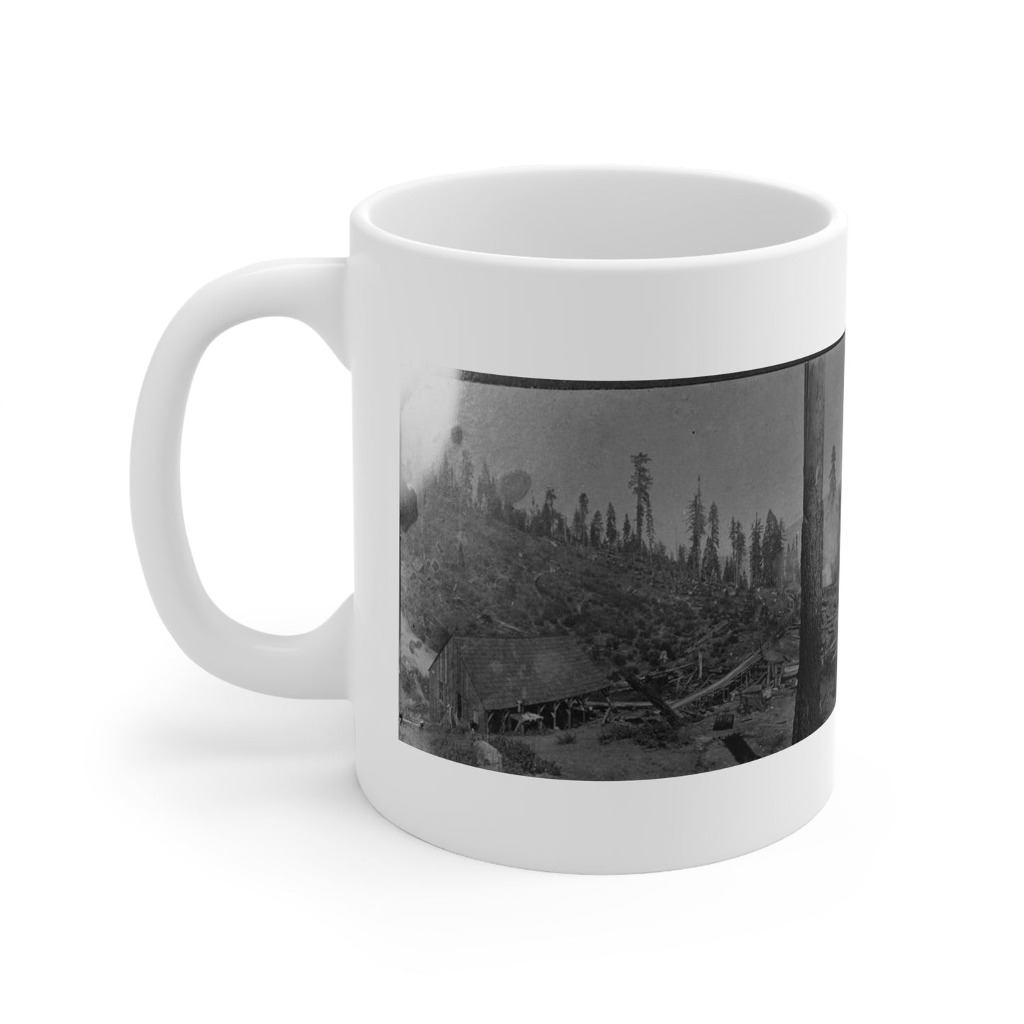 Converse Basin, Logging, Converse Basin Mill. Beautiful Novelty Ceramic Coffee Mug 11oz