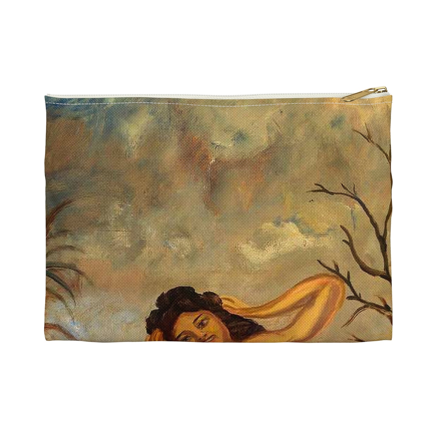 Portrait of Rose Marie 1975.113 1a Large Organizer Pouch with Black Zipper