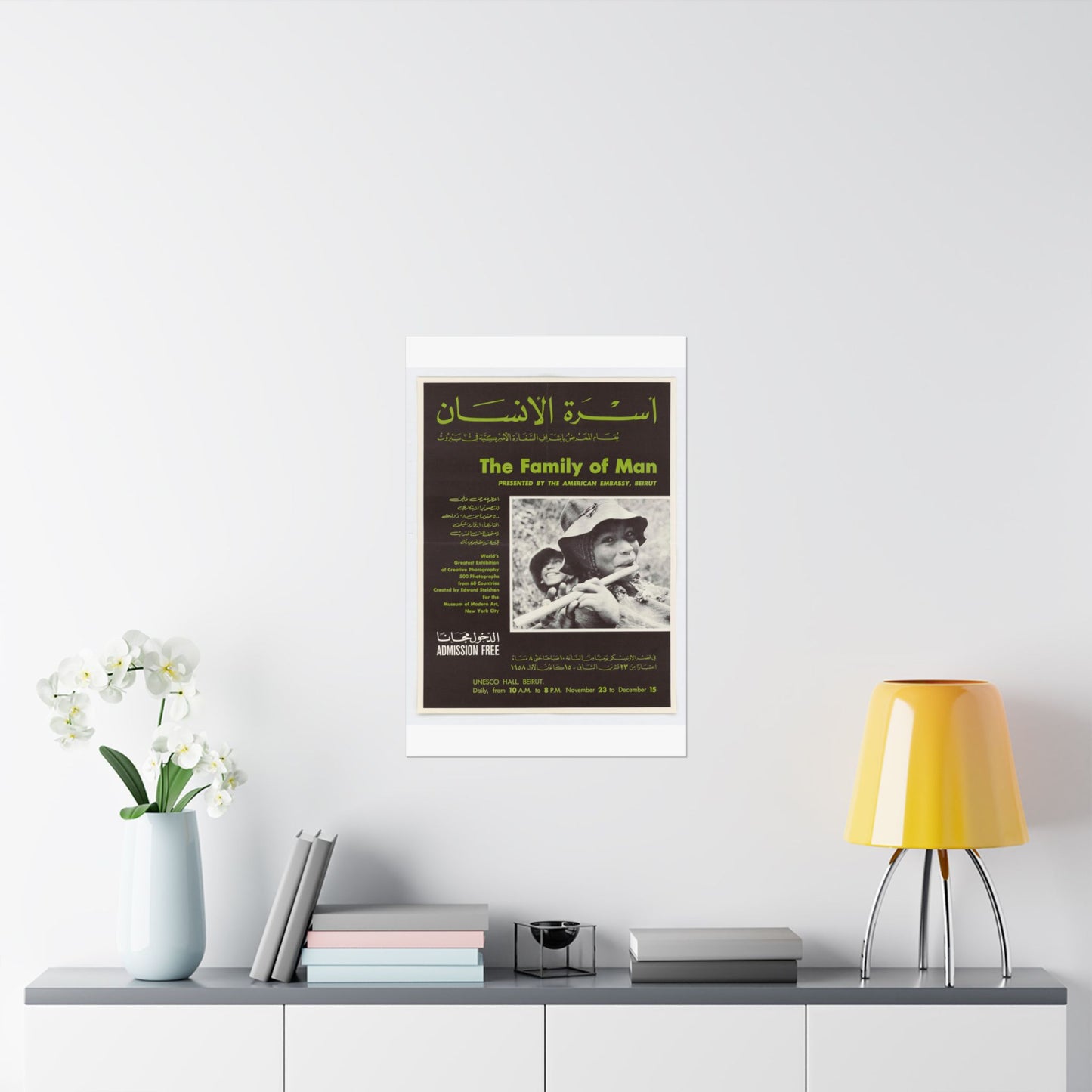 Poster: The Family of Man - Public domain portrait print High Quality Matte Wall Art Poster for Home, Office, Classroom