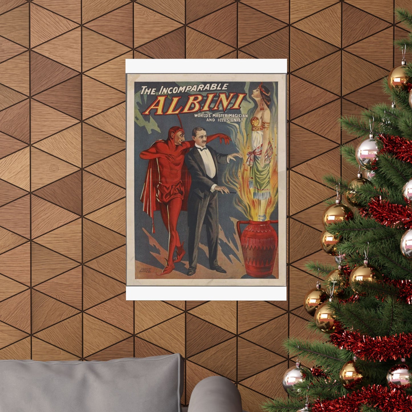 TheIncomperable Albini Theatrical Poster High Quality Matte Wall Art Poster for Home, Office, Classroom