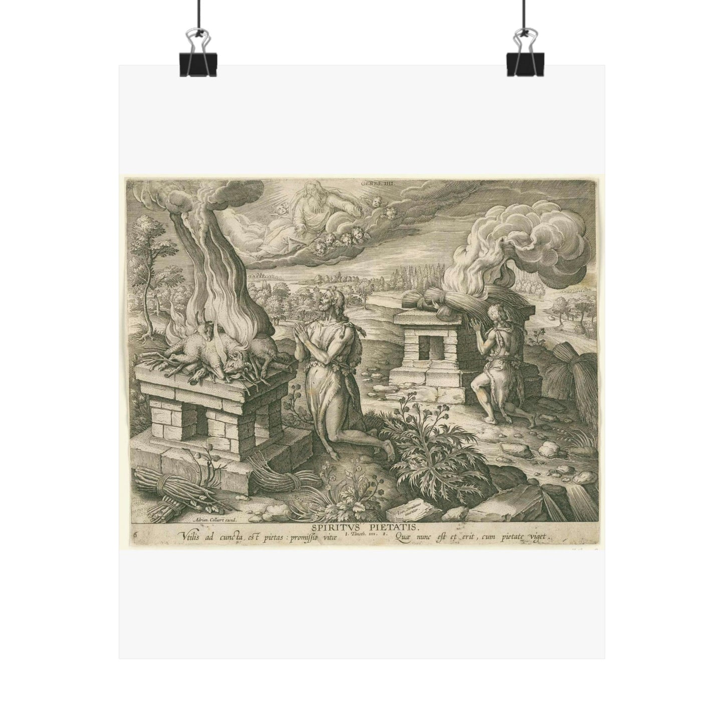 Offer van Abel: de gave van godsdienstigheid High Quality Matte Wall Art Poster for Home, Office, Classroom