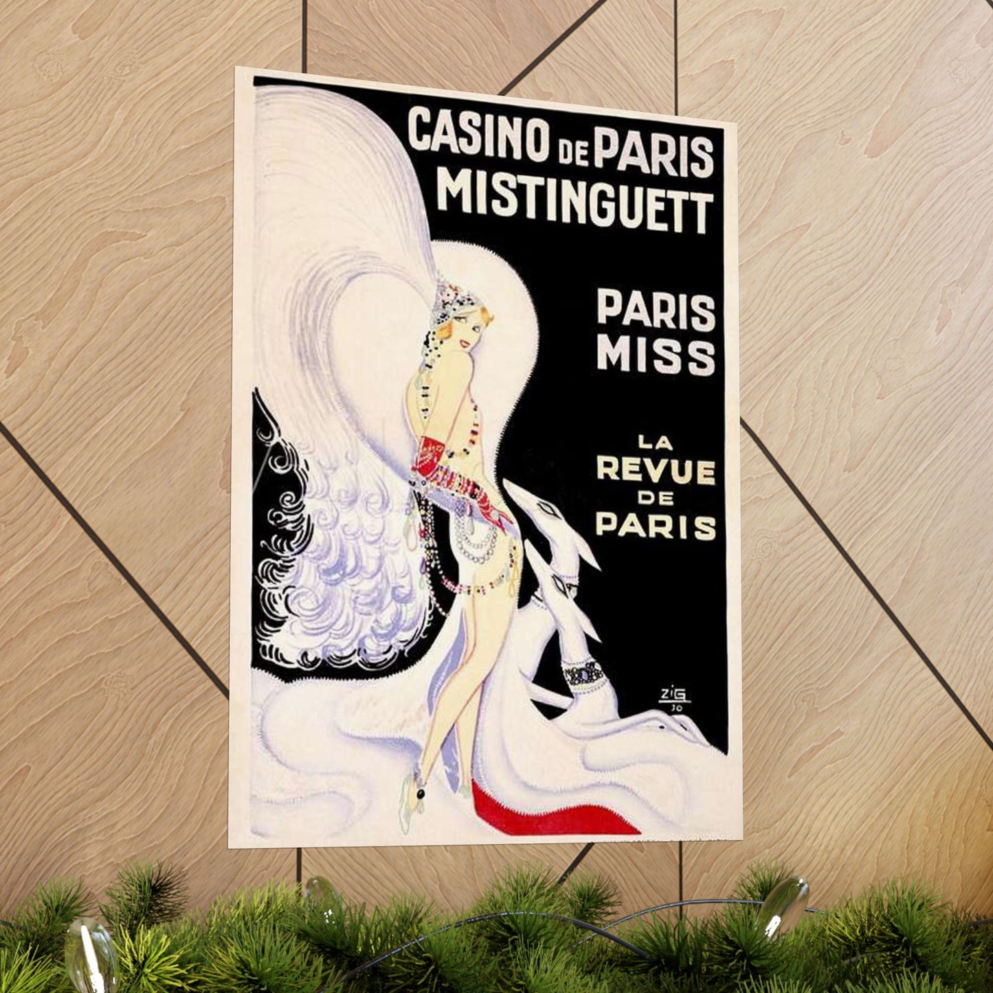 Louis Gaudin - La Revue de Paris 1930 High Quality Matte Wall Art Poster for Home, Office, Classroom