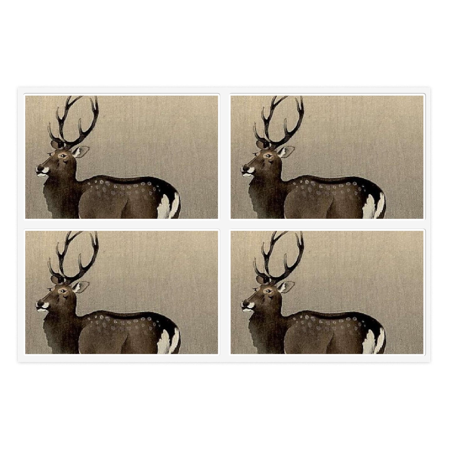 Koson Rehe, Ohara Koson. 19th century Japan. Public domain image. Laminated UV Protective Vinyl Stickers