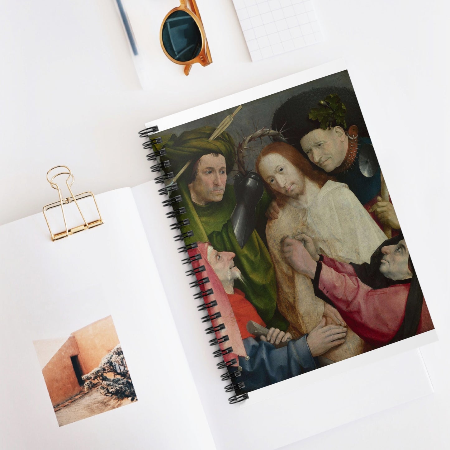 Hieronymus Bosch - Christ Mocked (The Crowning with Thorns) - Google Art Project Spiral Bound Ruled Notebook with Printed Cover