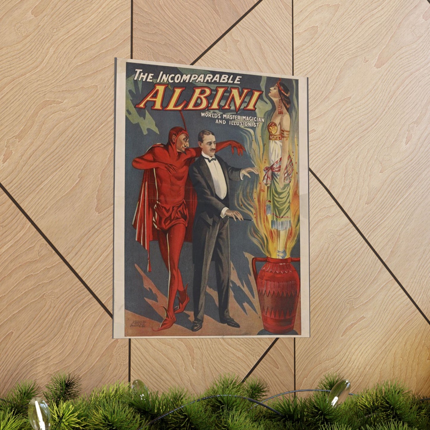 TheIncomperable Albini Theatrical Poster High Quality Matte Wall Art Poster for Home, Office, Classroom