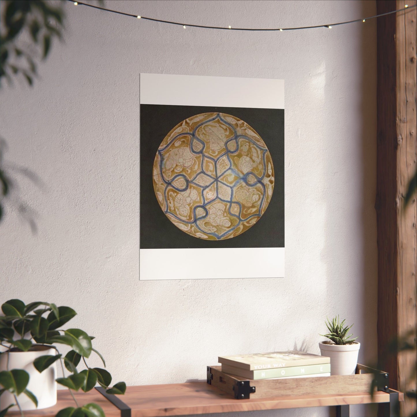 Bowl, Iran, 12th century - Public domain photo of museum object High Quality Matte Wall Art Poster for Home, Office, Classroom